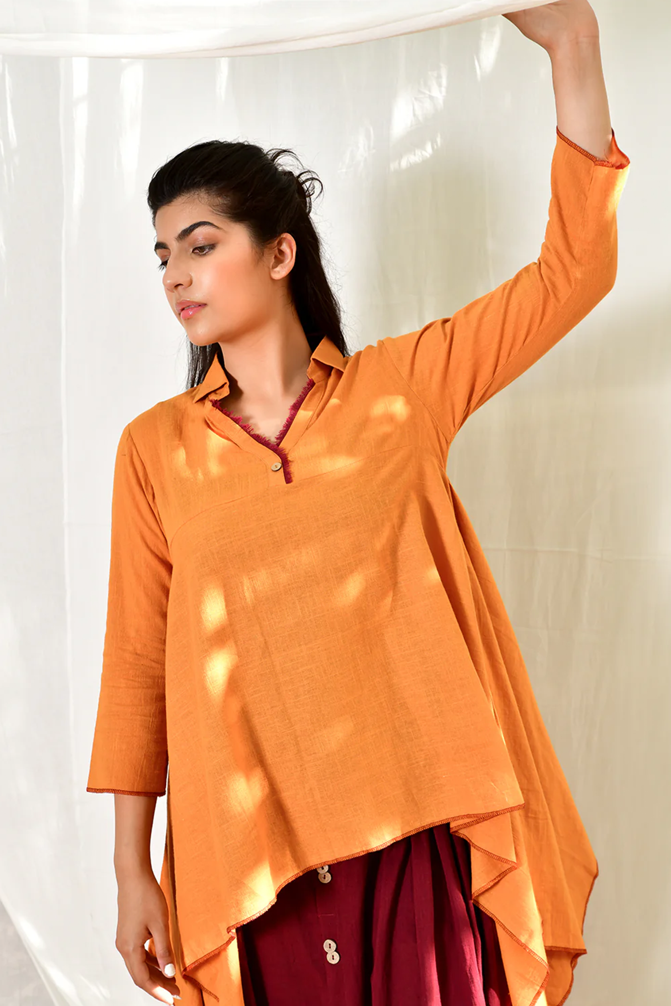 Mustard Sufi Soul Co-ord Set