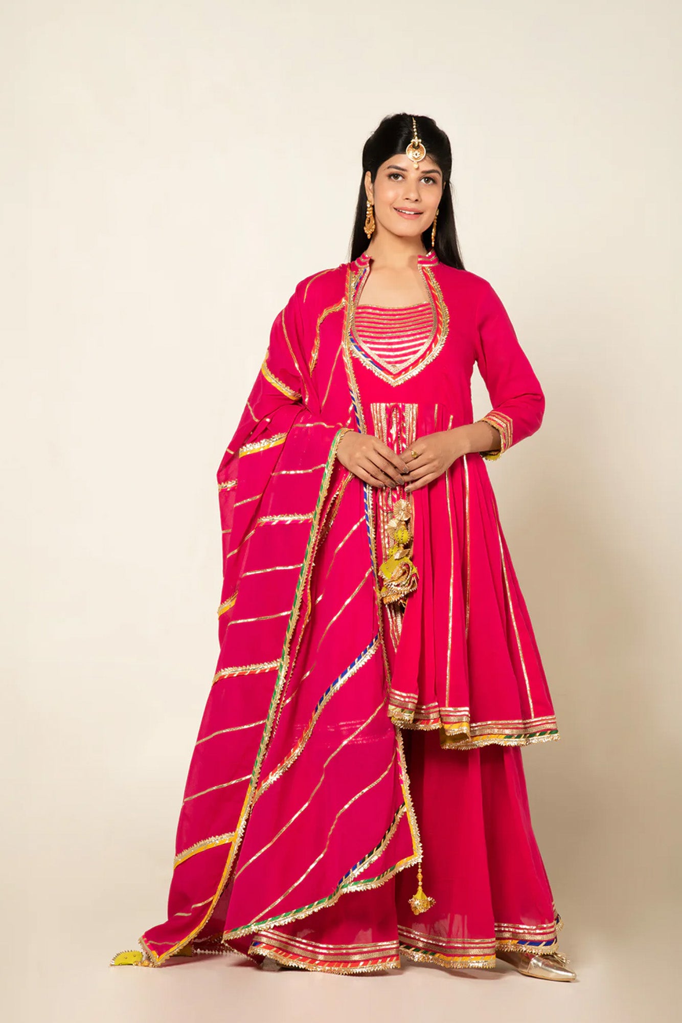 Rani Jodha Anarkali Sharara Set