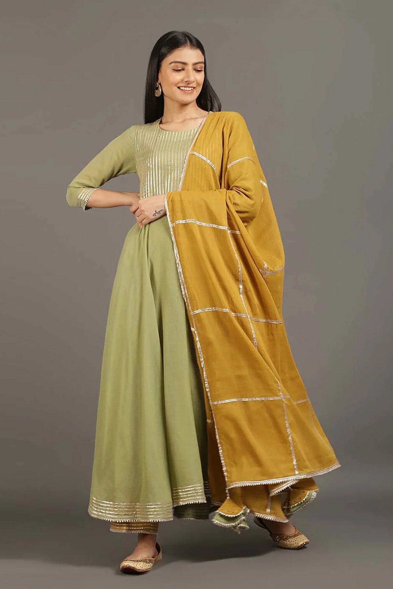 Hariyali Heer Anarkali Suit