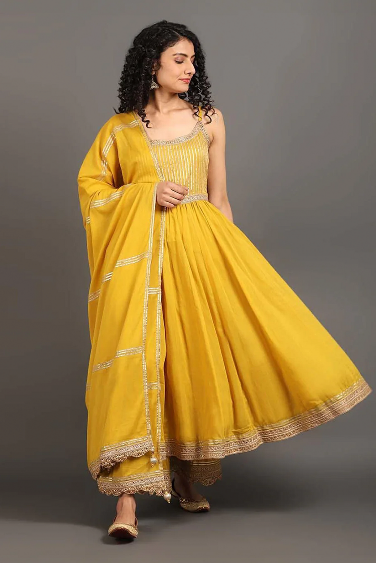 Swarn Mohini Anarkali Set