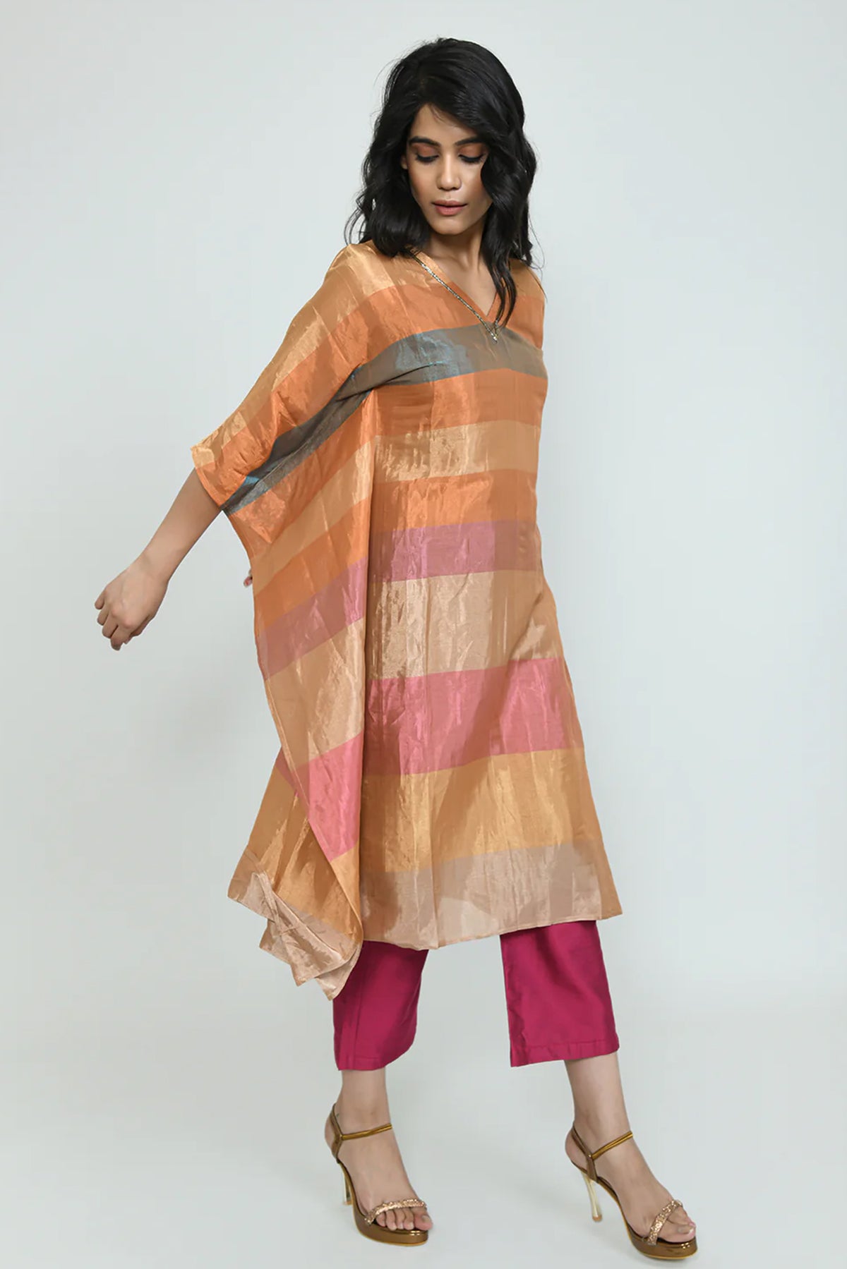 Glam Eve Tissue Kurta Set
