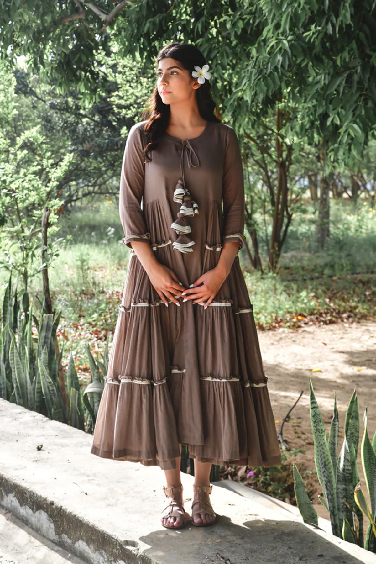 Choco Delight Summer Dress