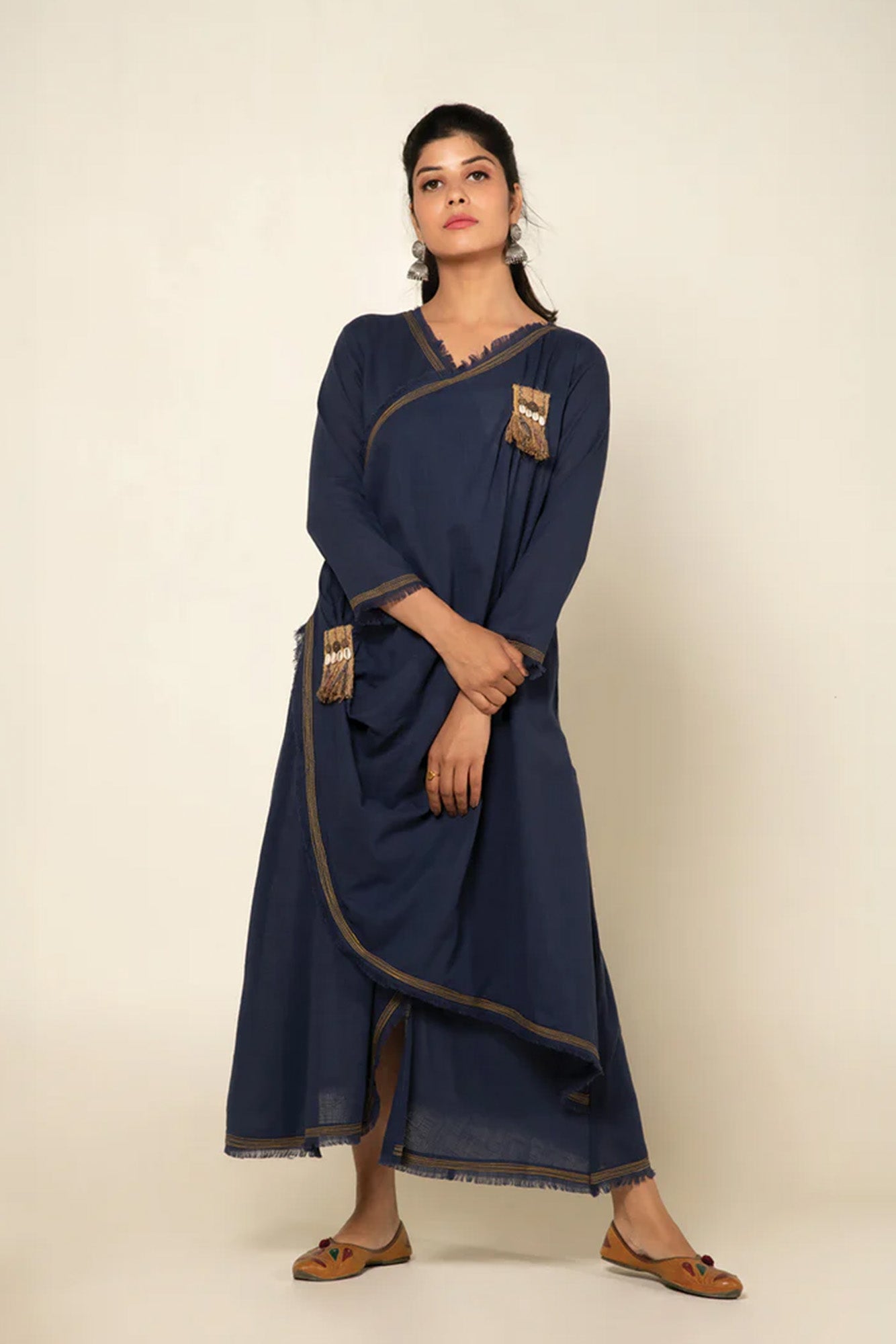 Blue Sufi Aza Boho Dress
