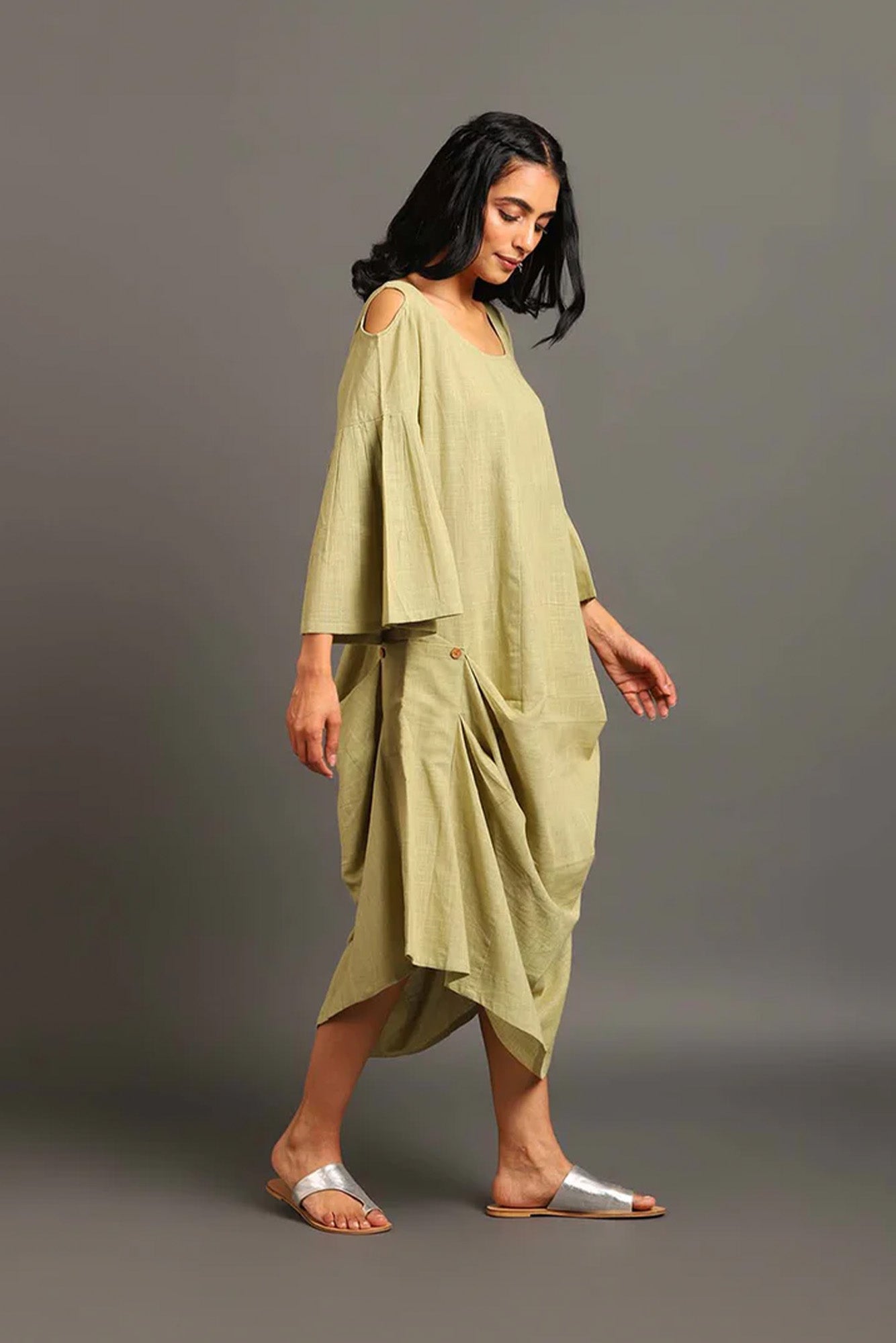 Cold Shoulder Spring Dress