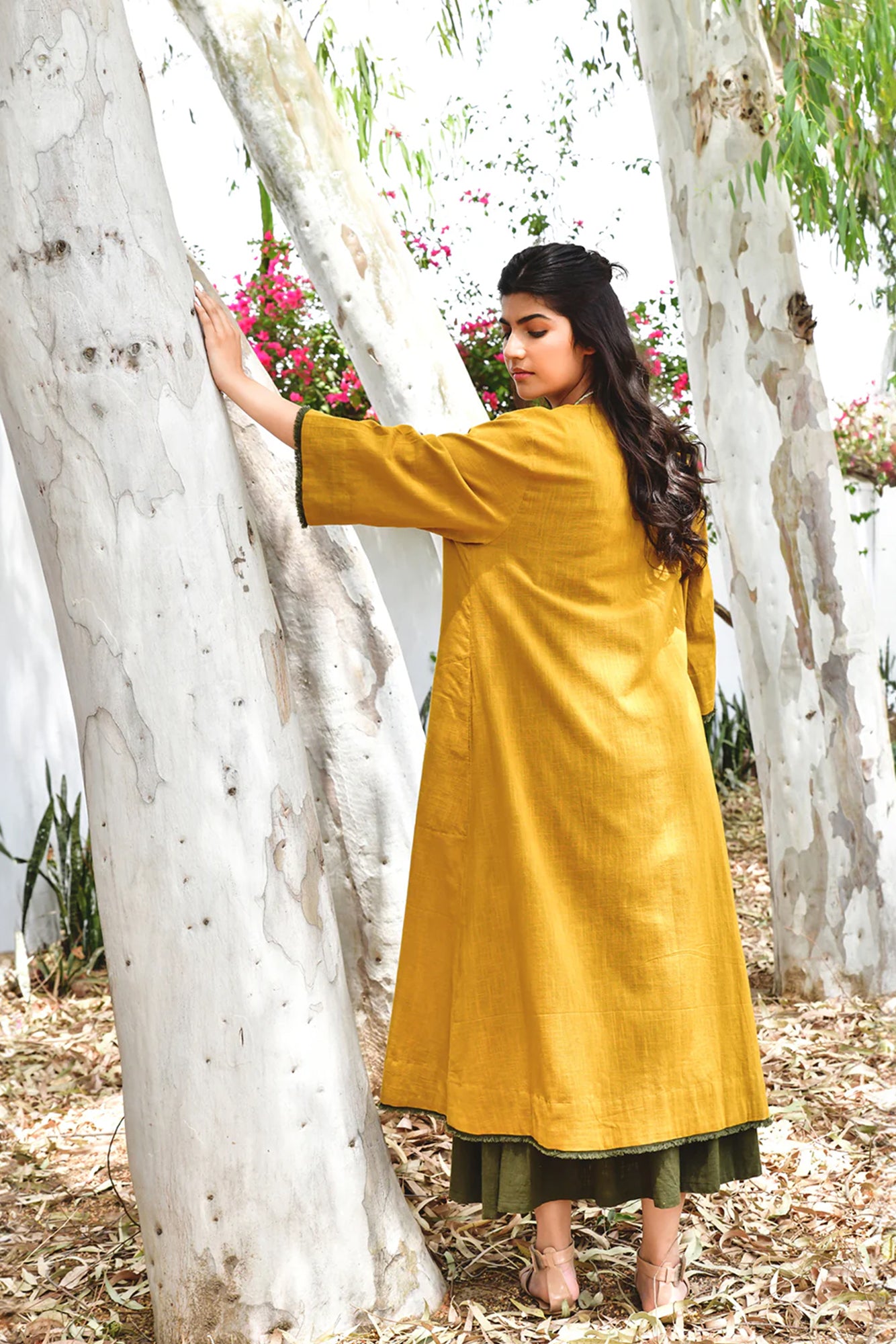 Mustard Sufi Faiz Co-ord Set