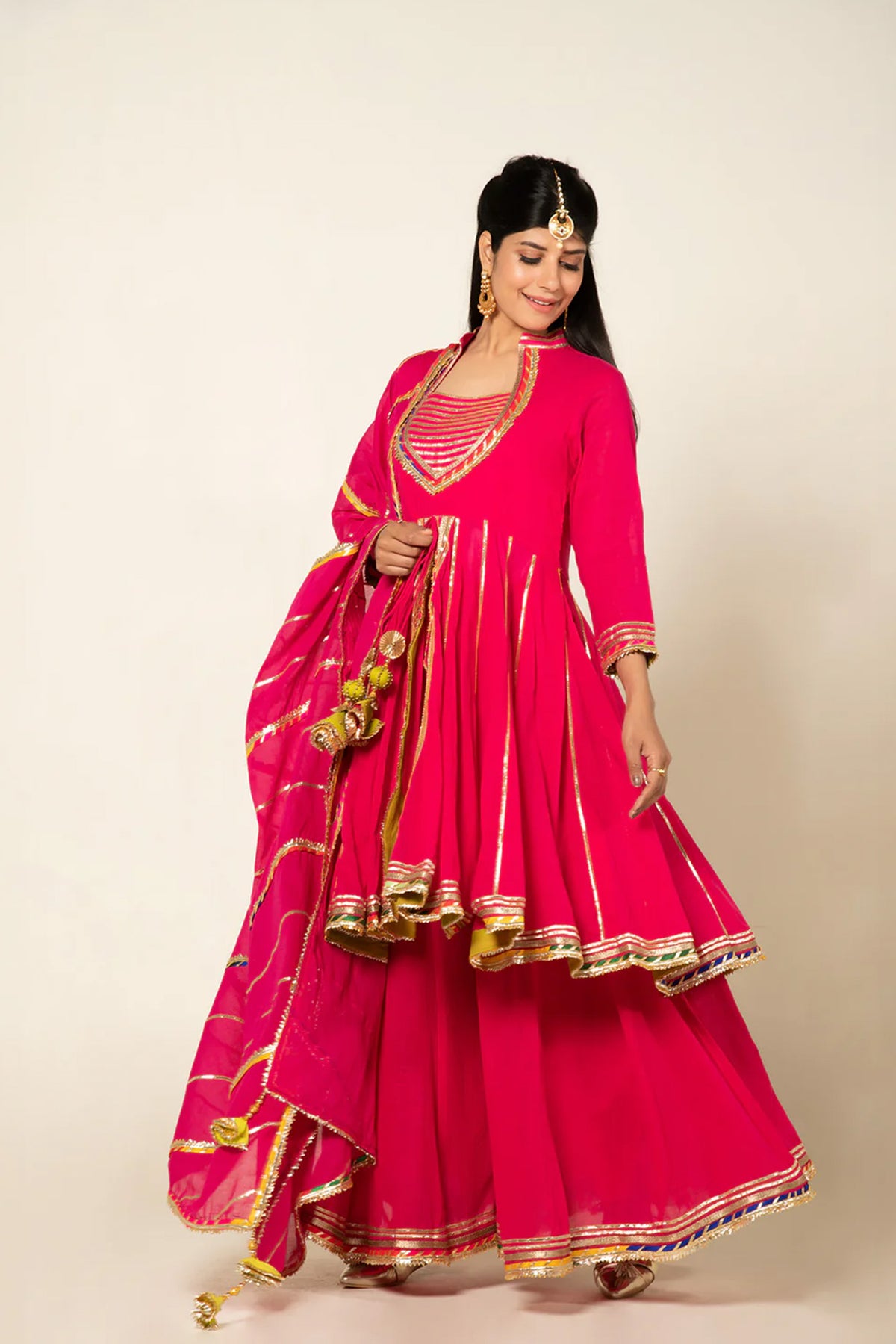 Rani Jodha Anarkali Sharara Set