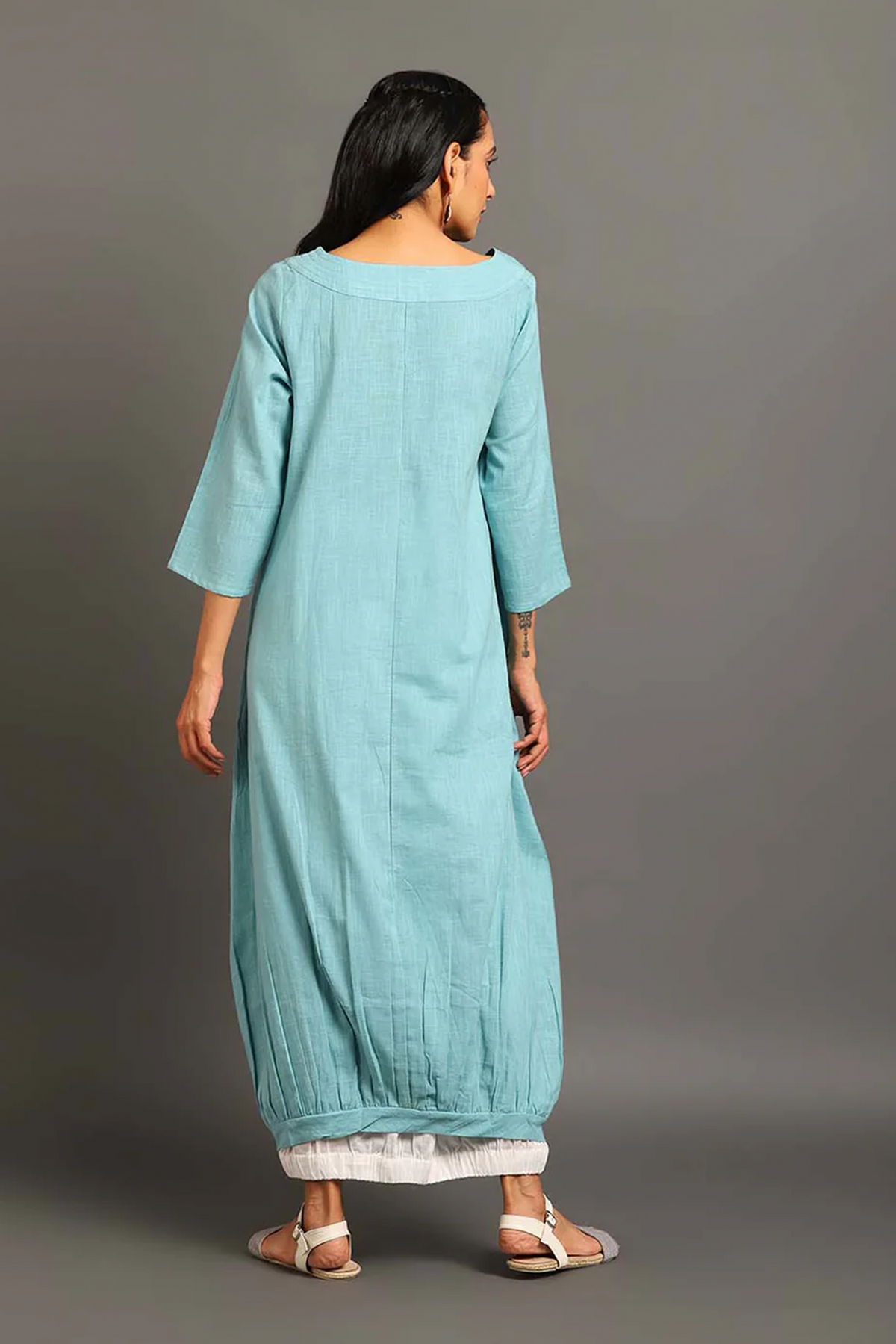 Turq Cool Boho Dress