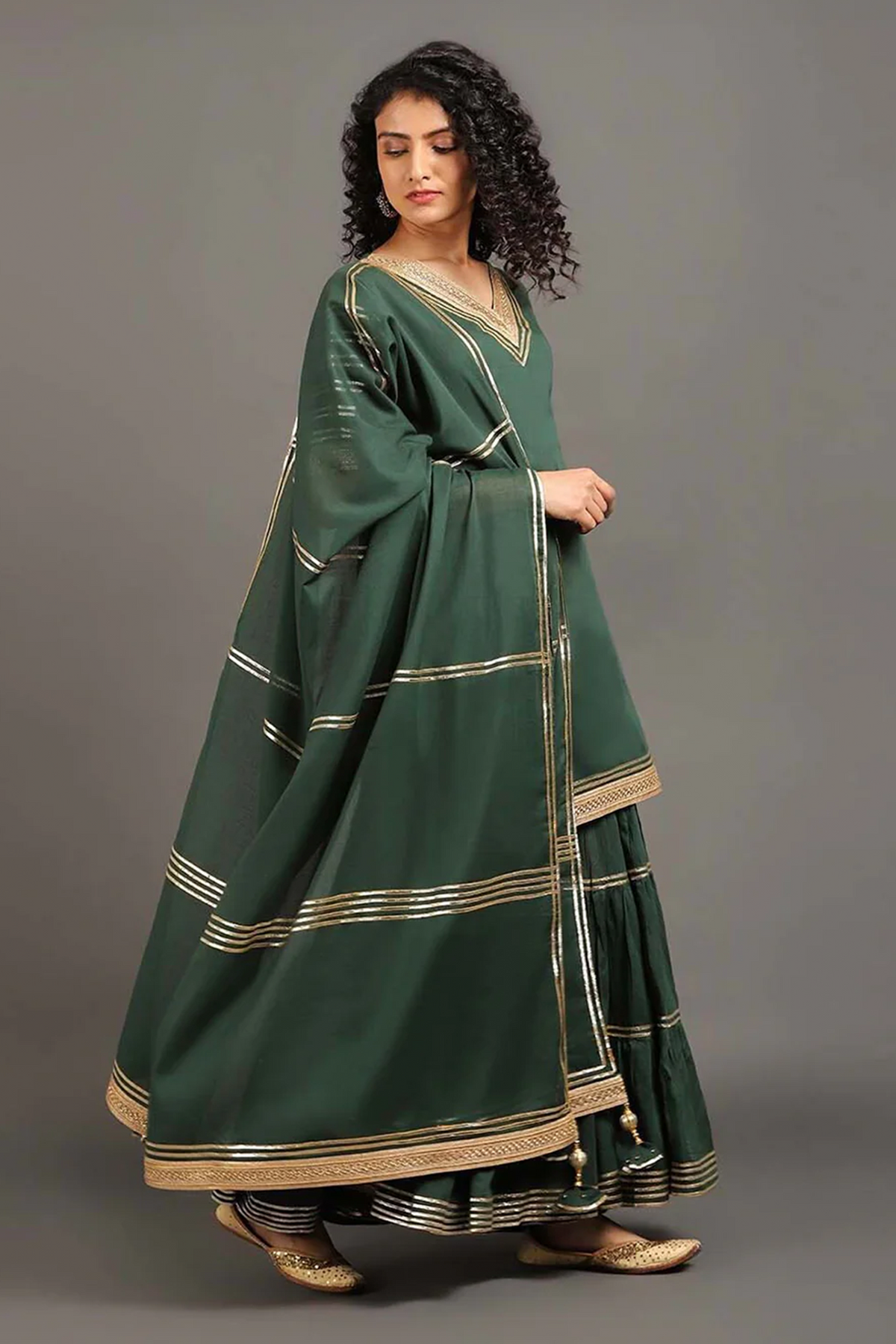 Panna Short Kurta Garara Set