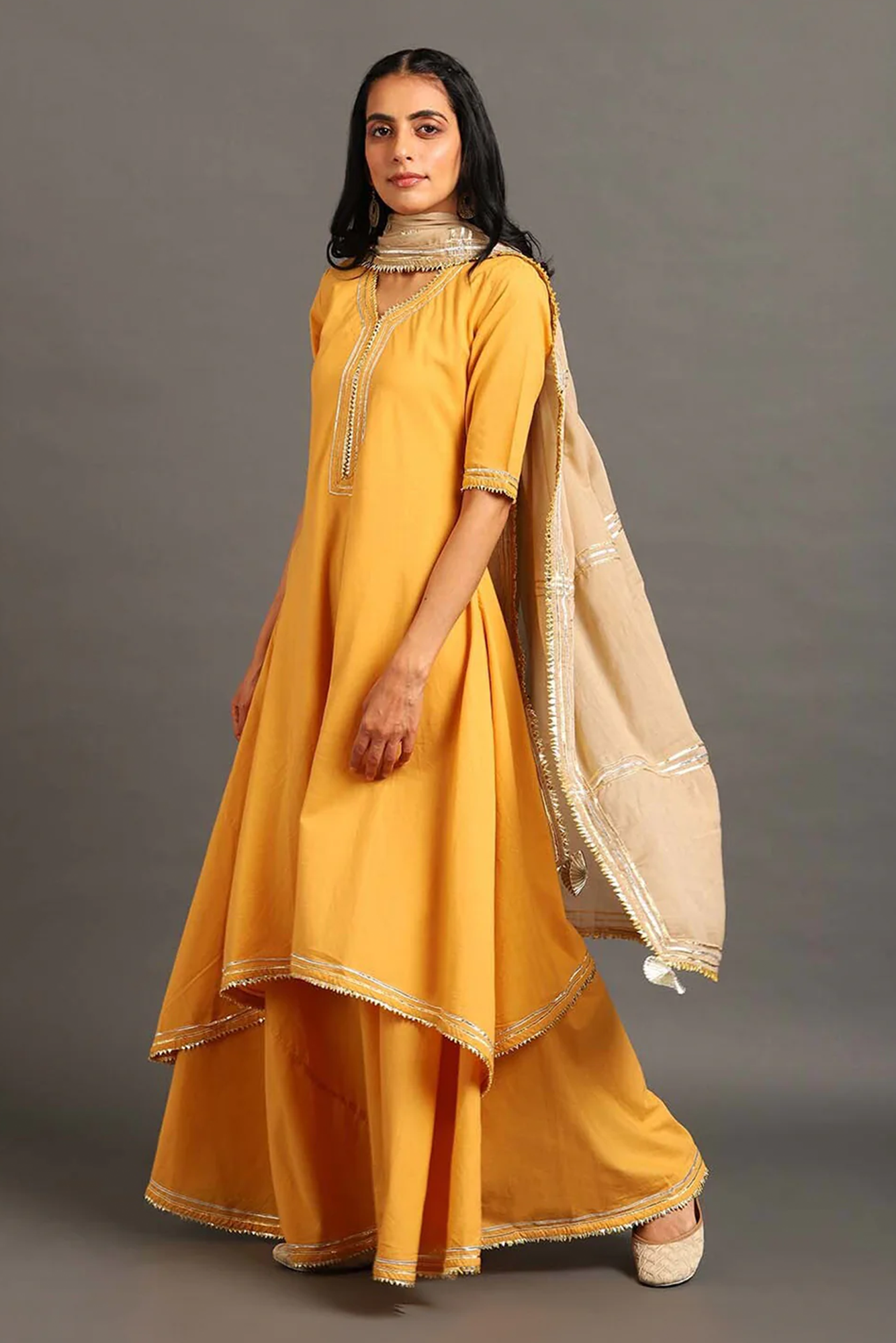 Mango Zara Double Layered Dress