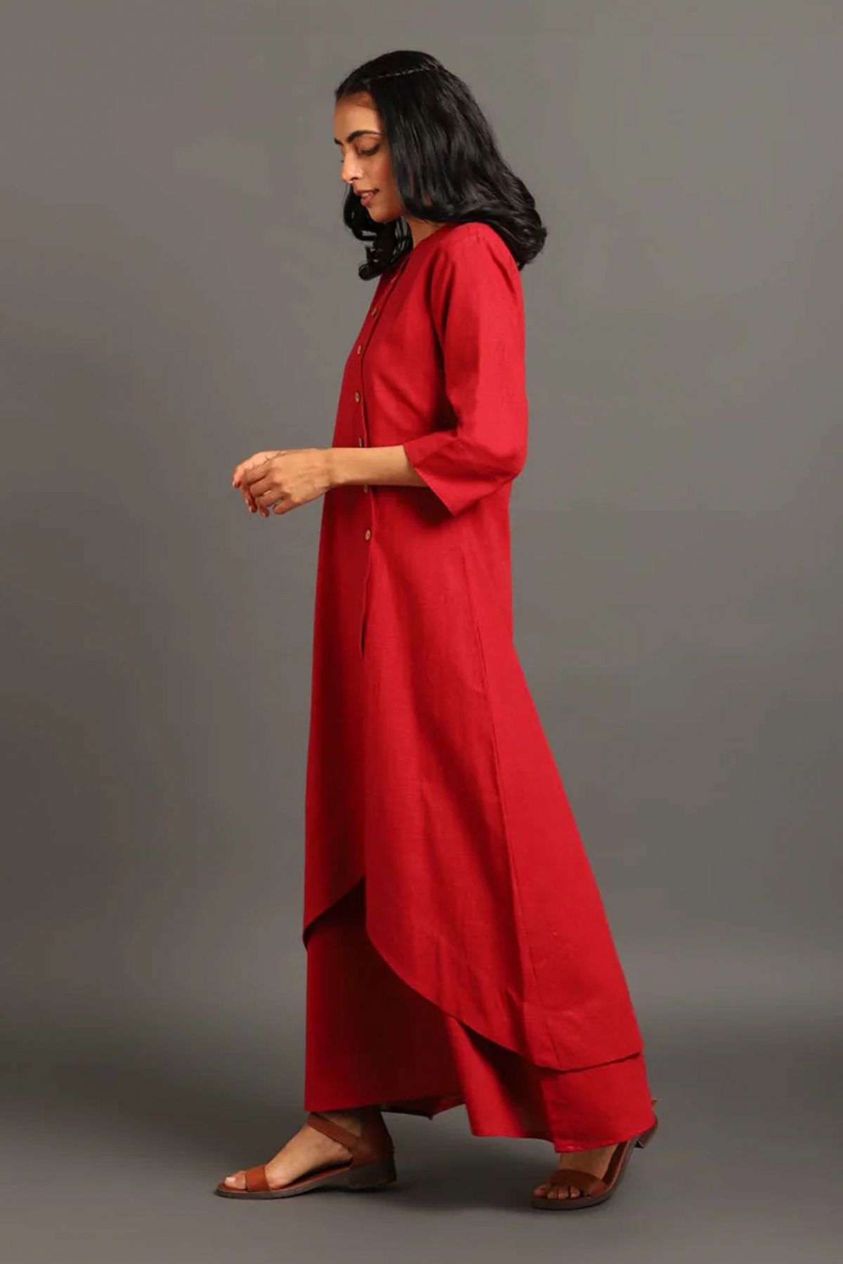 Maroon Everyday Elegance Kurta Set
