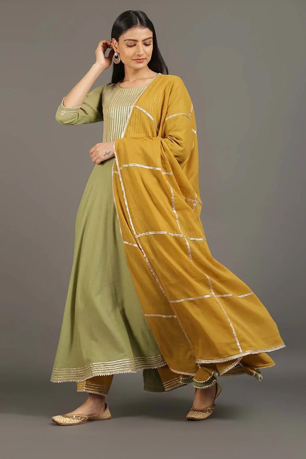 Hariyali Heer Anarkali Suit