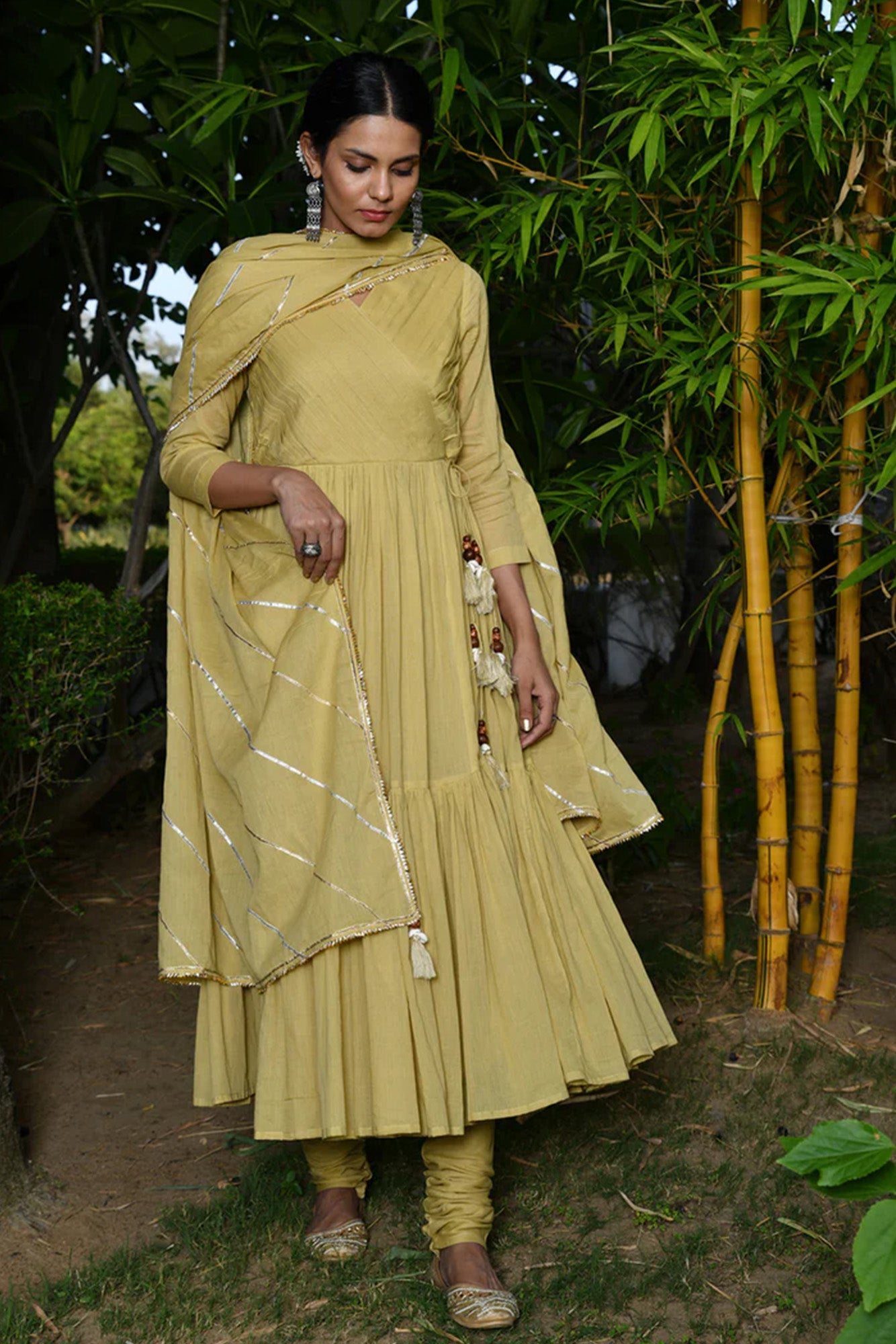 Chandan Angarkha Suit