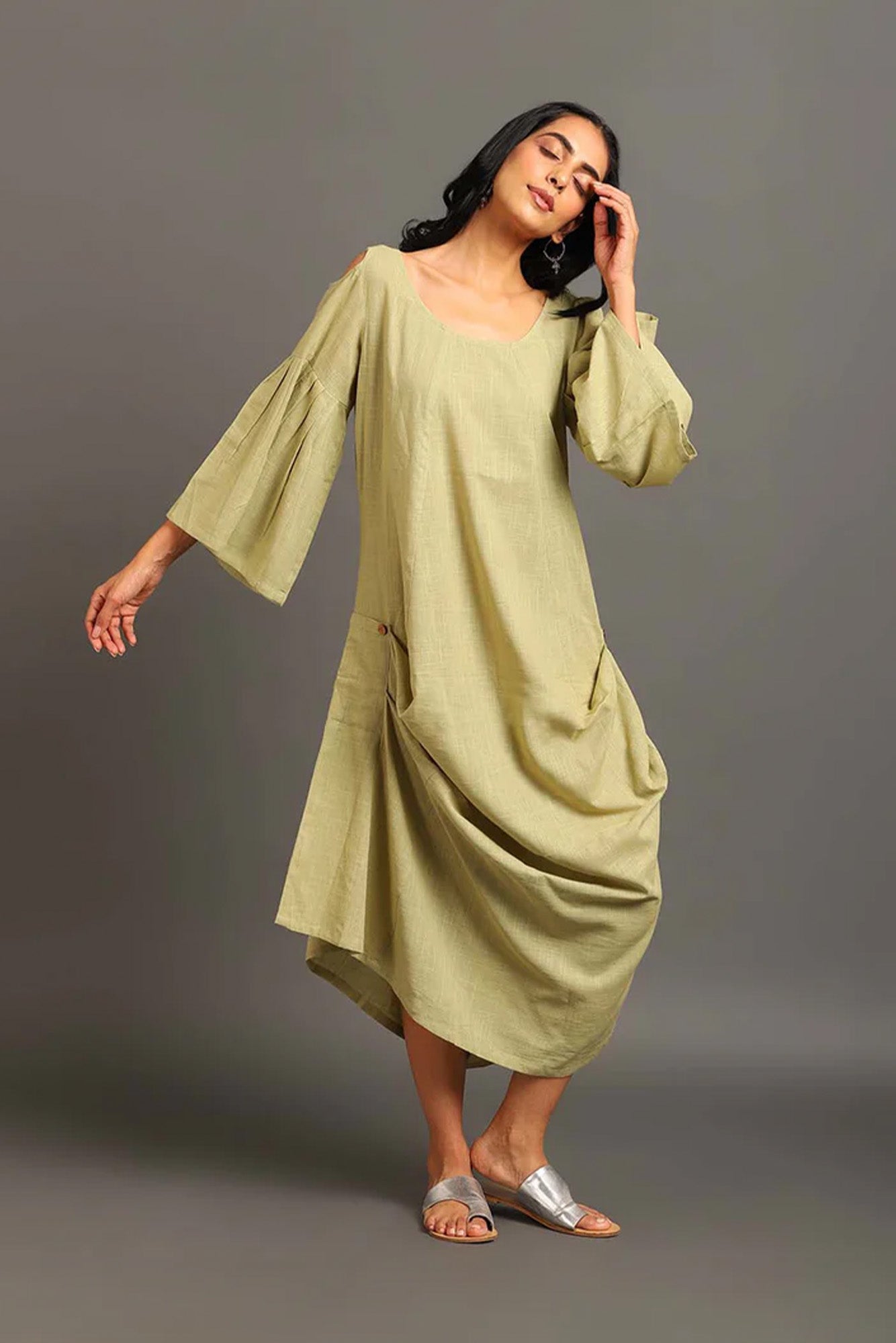 Cold Shoulder Spring Dress