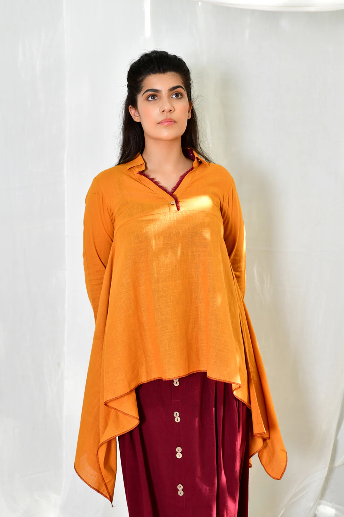 Mustard Sufi Soul Co-ord Set