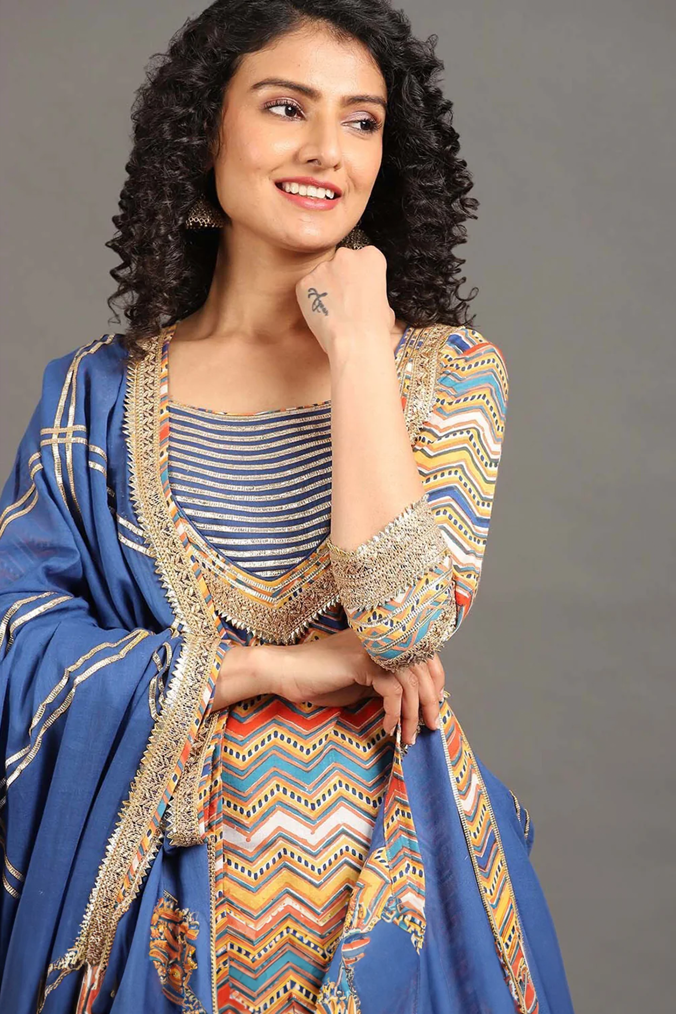 Padmaja Kurti Ghaghra Set