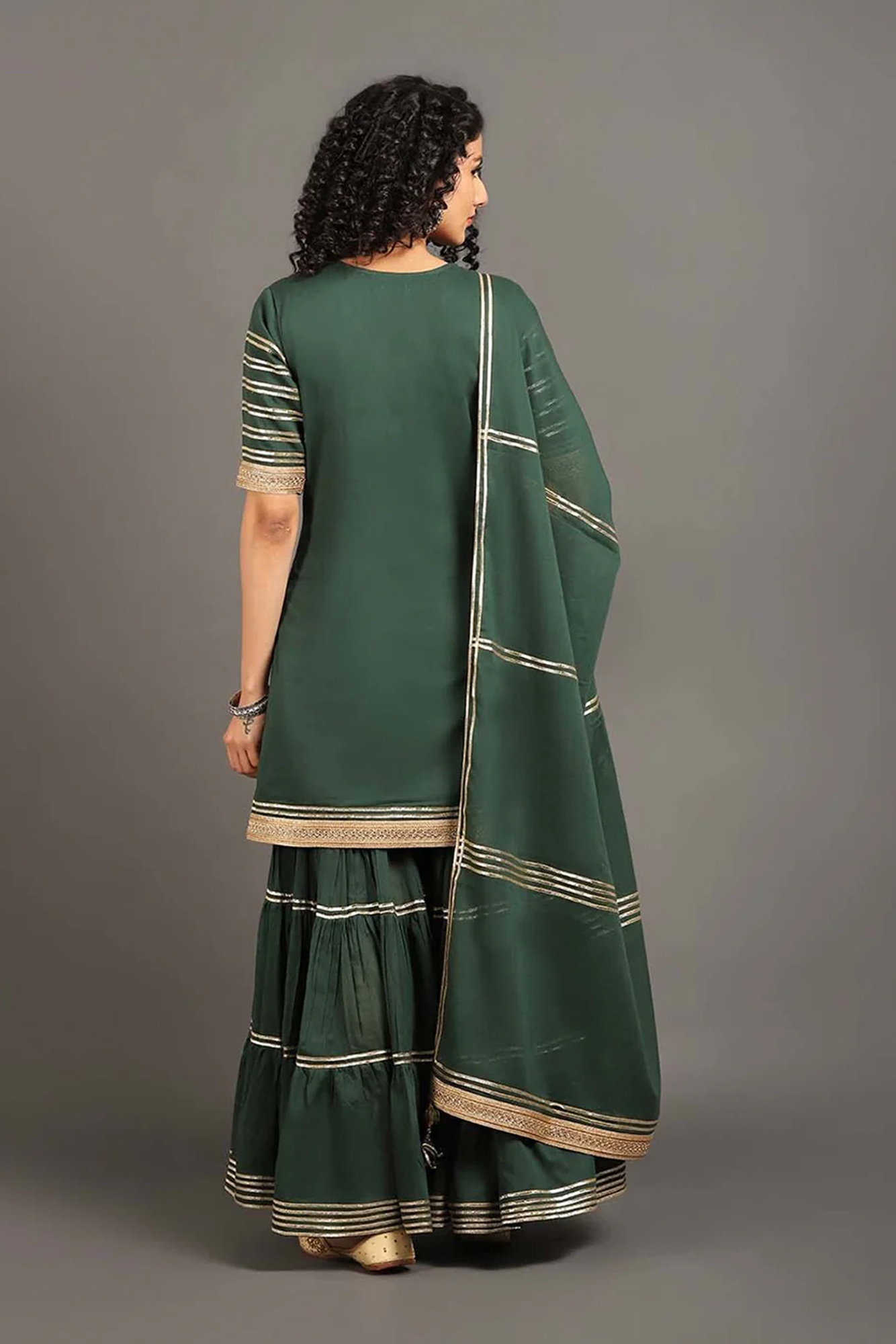 Panna Short Kurta Garara Set