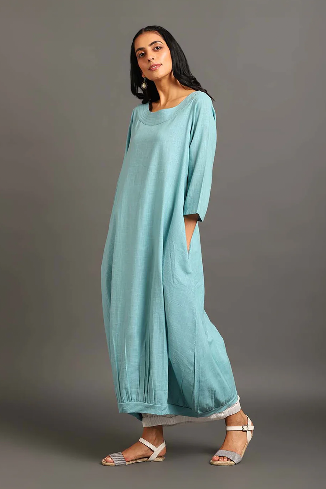 Turq Cool Boho Dress