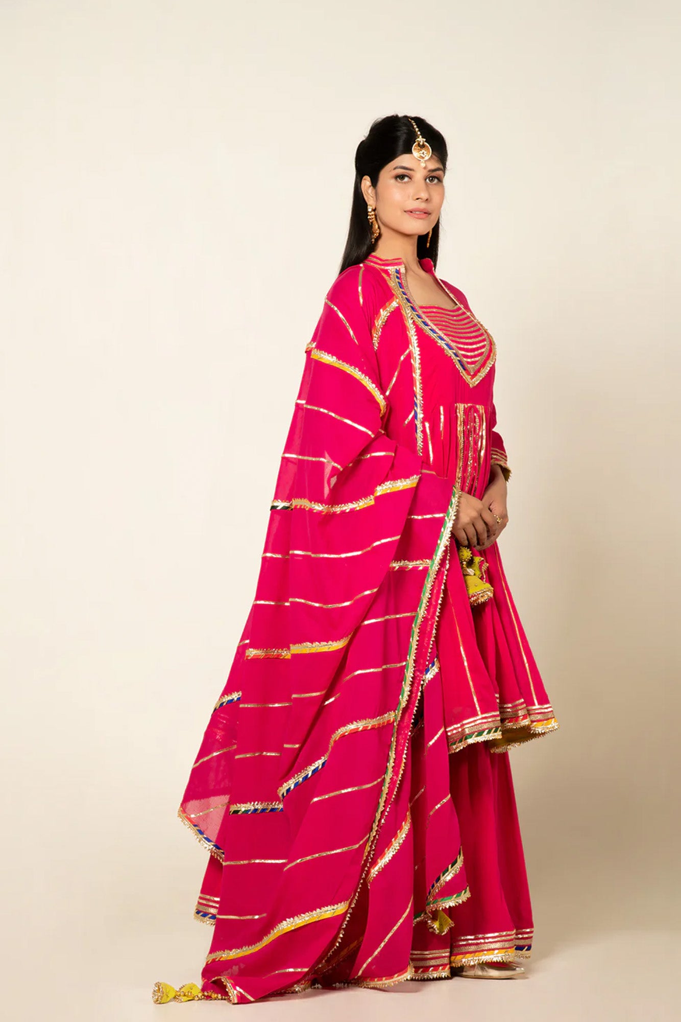 Rani Jodha Anarkali Sharara Set