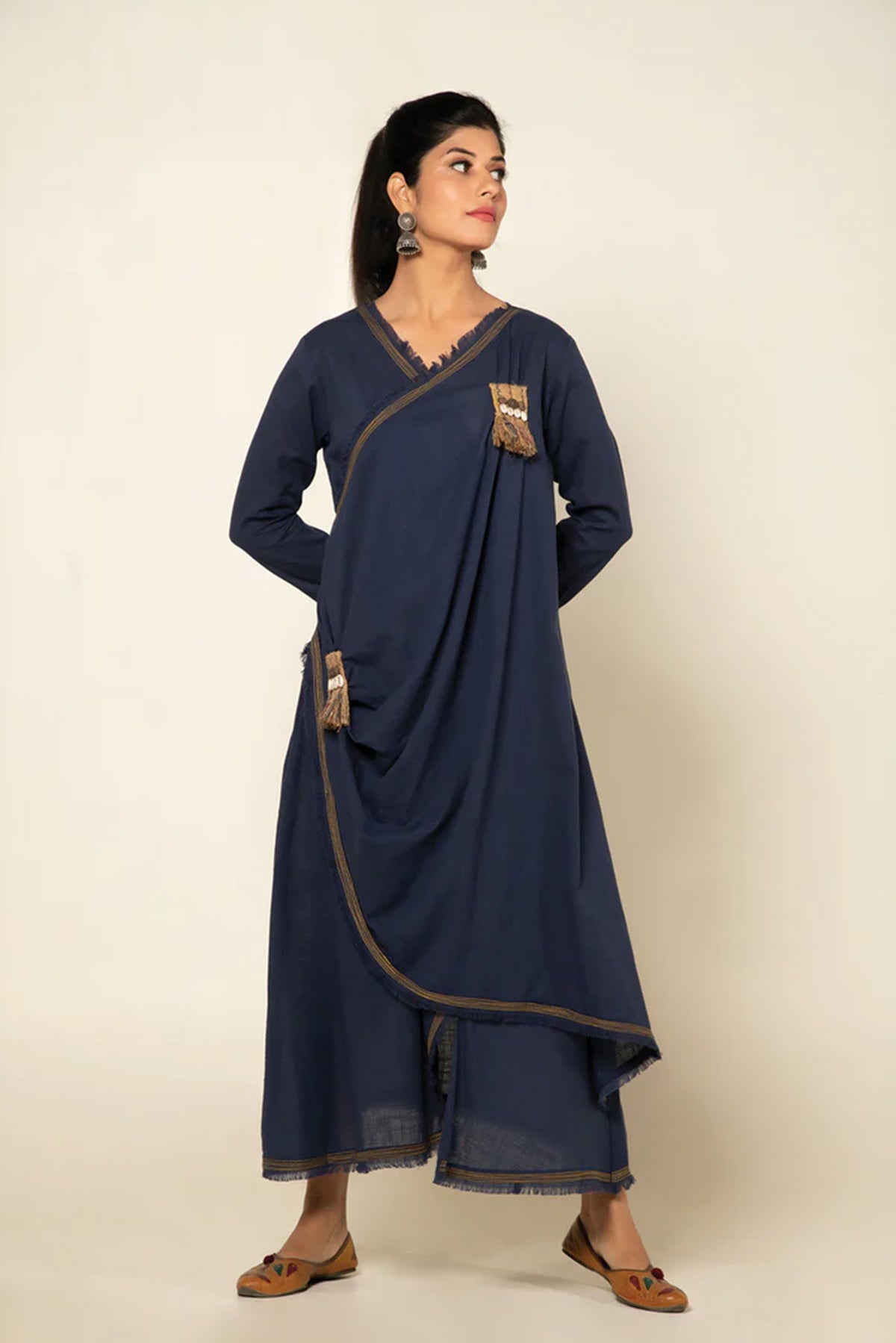 Blue Sufi Aza Boho Dress