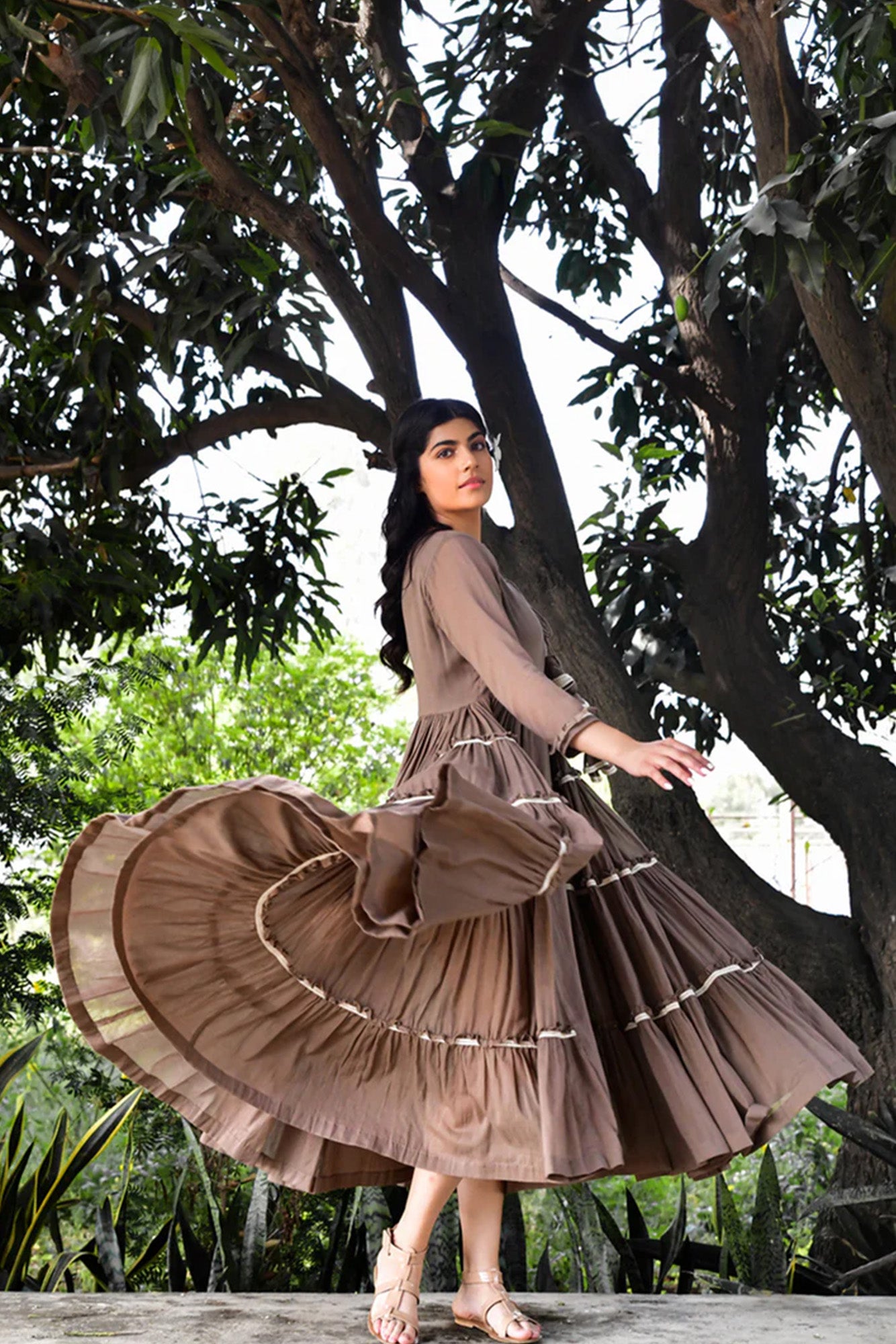 Choco Delight Summer Dress