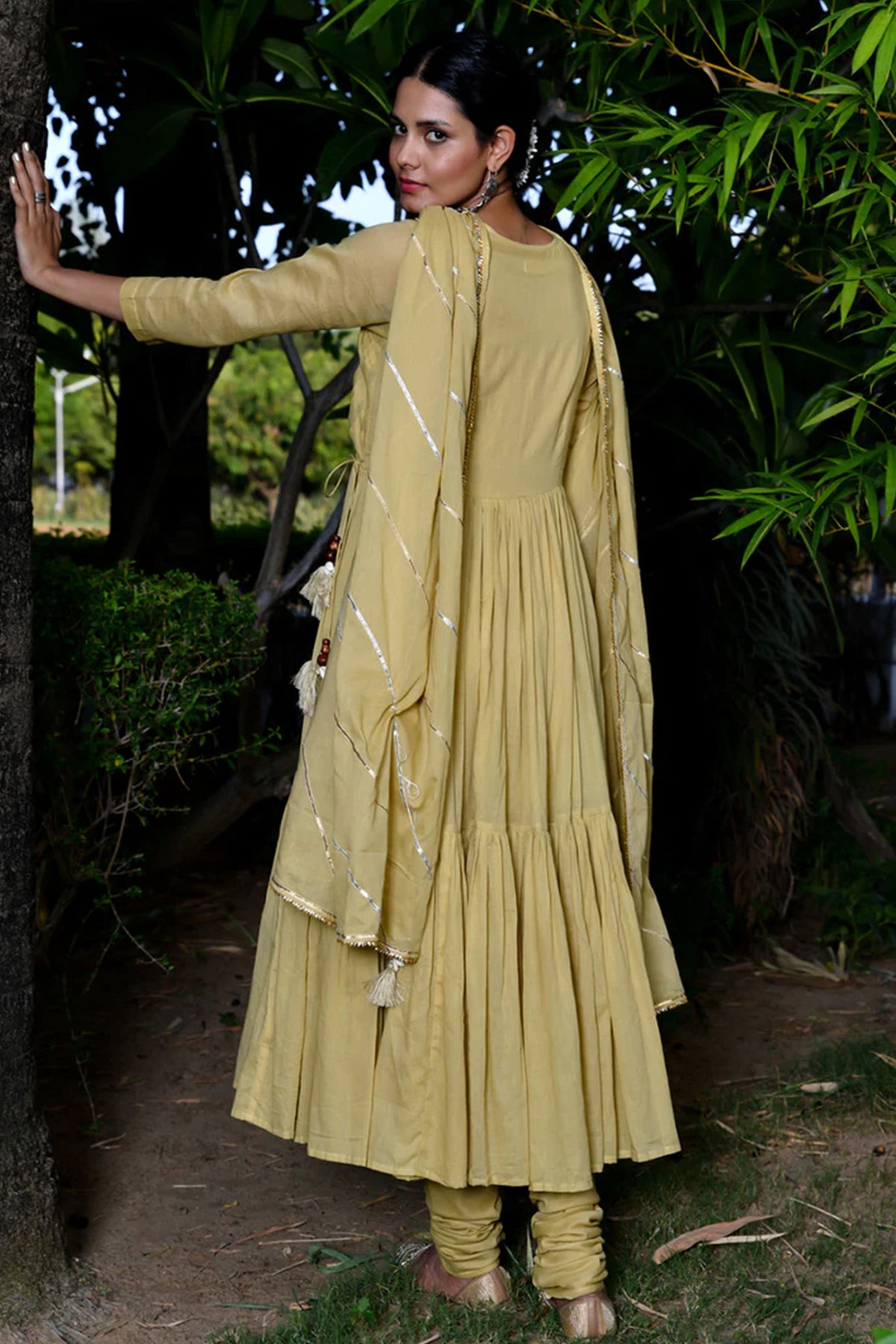 Chandan Angarkha Suit