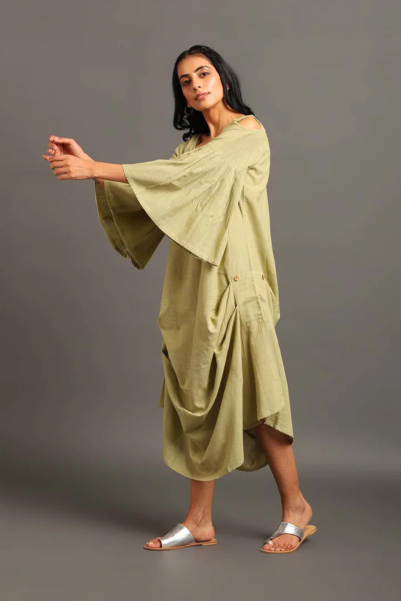 Cold Shoulder Spring Dress