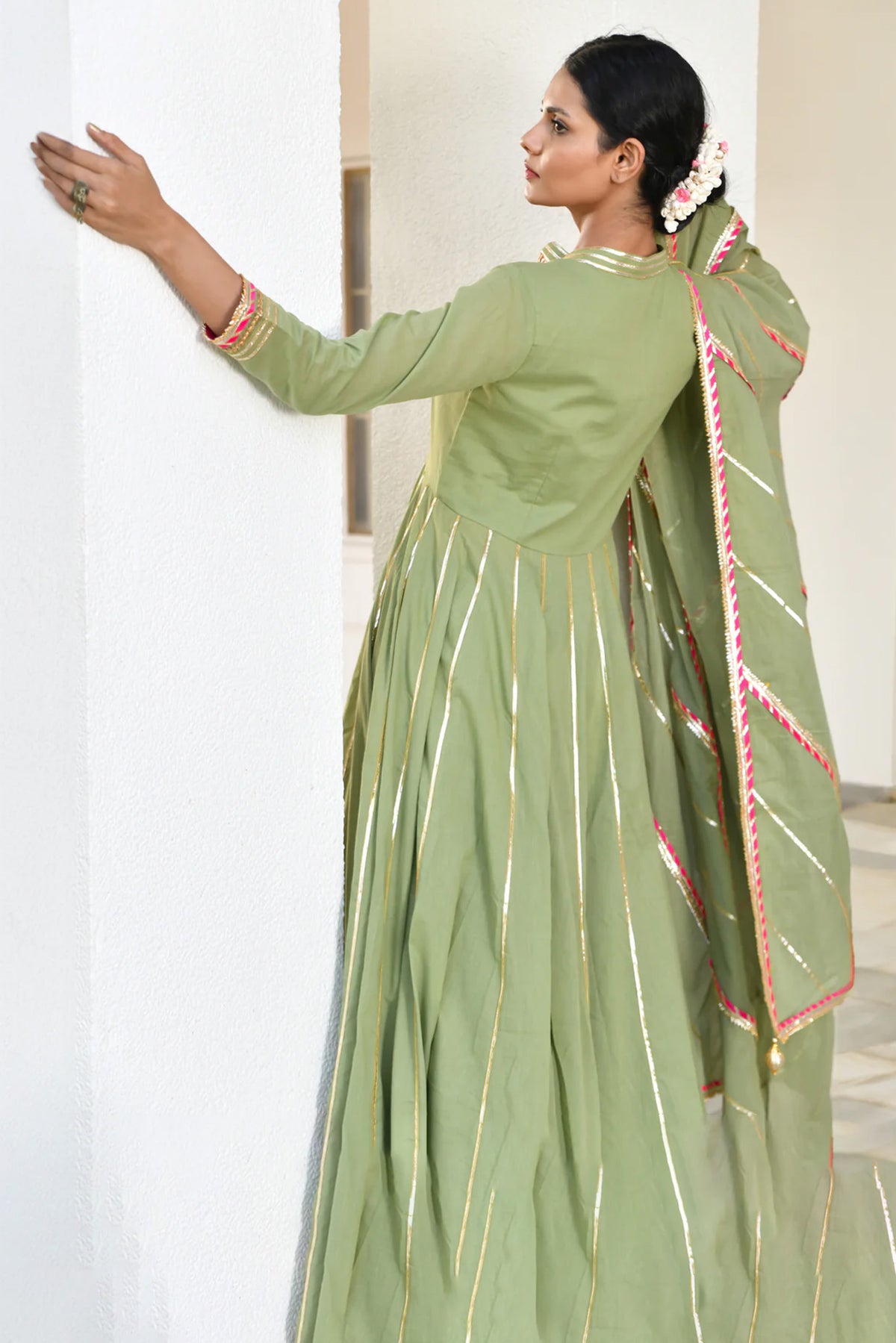 Harit Meera Anarkali Sharara Set