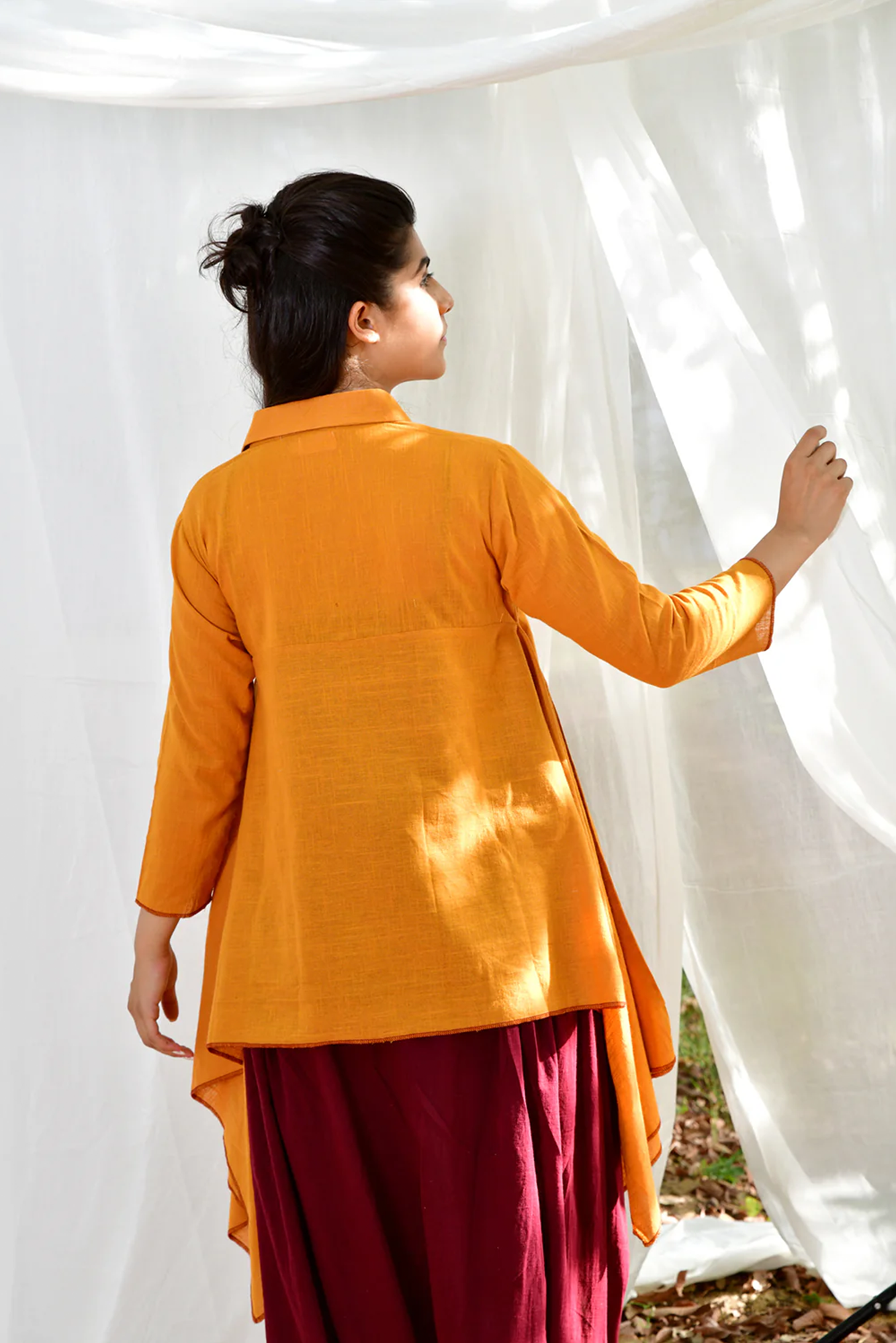 Mustard Sufi Soul Co-ord Set