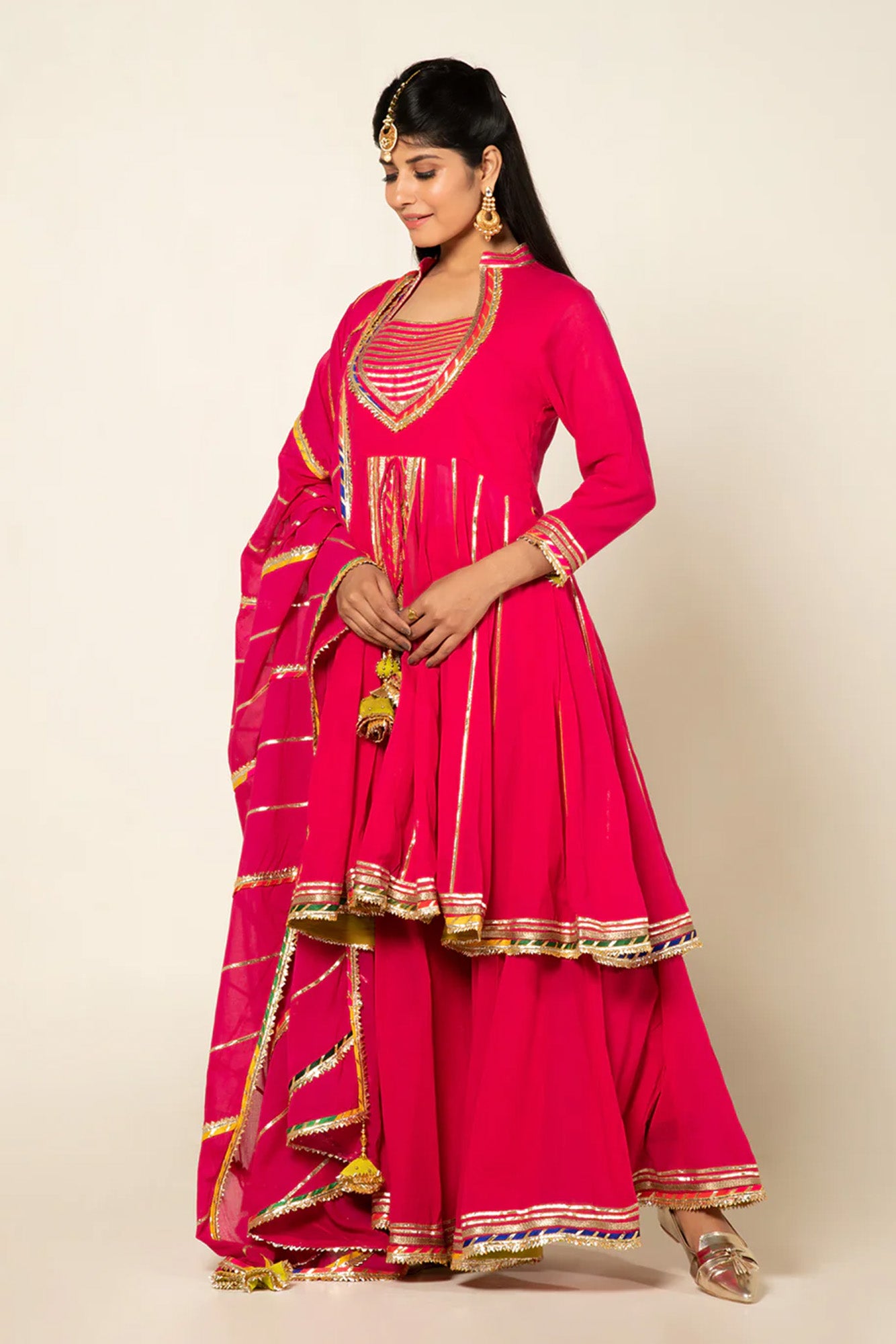 Rani Jodha Anarkali Sharara Set