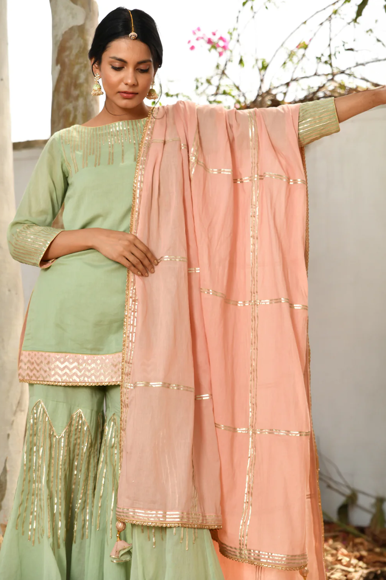 Noor Short Kurta Sharara Set