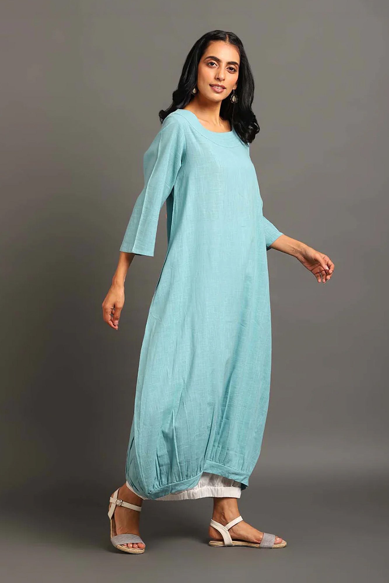 Turq Cool Boho Dress