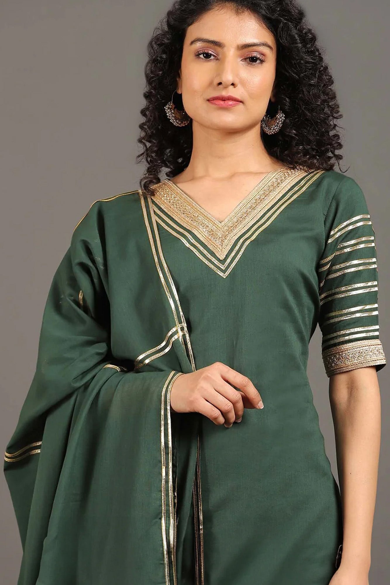 Panna Short Kurta Garara Set