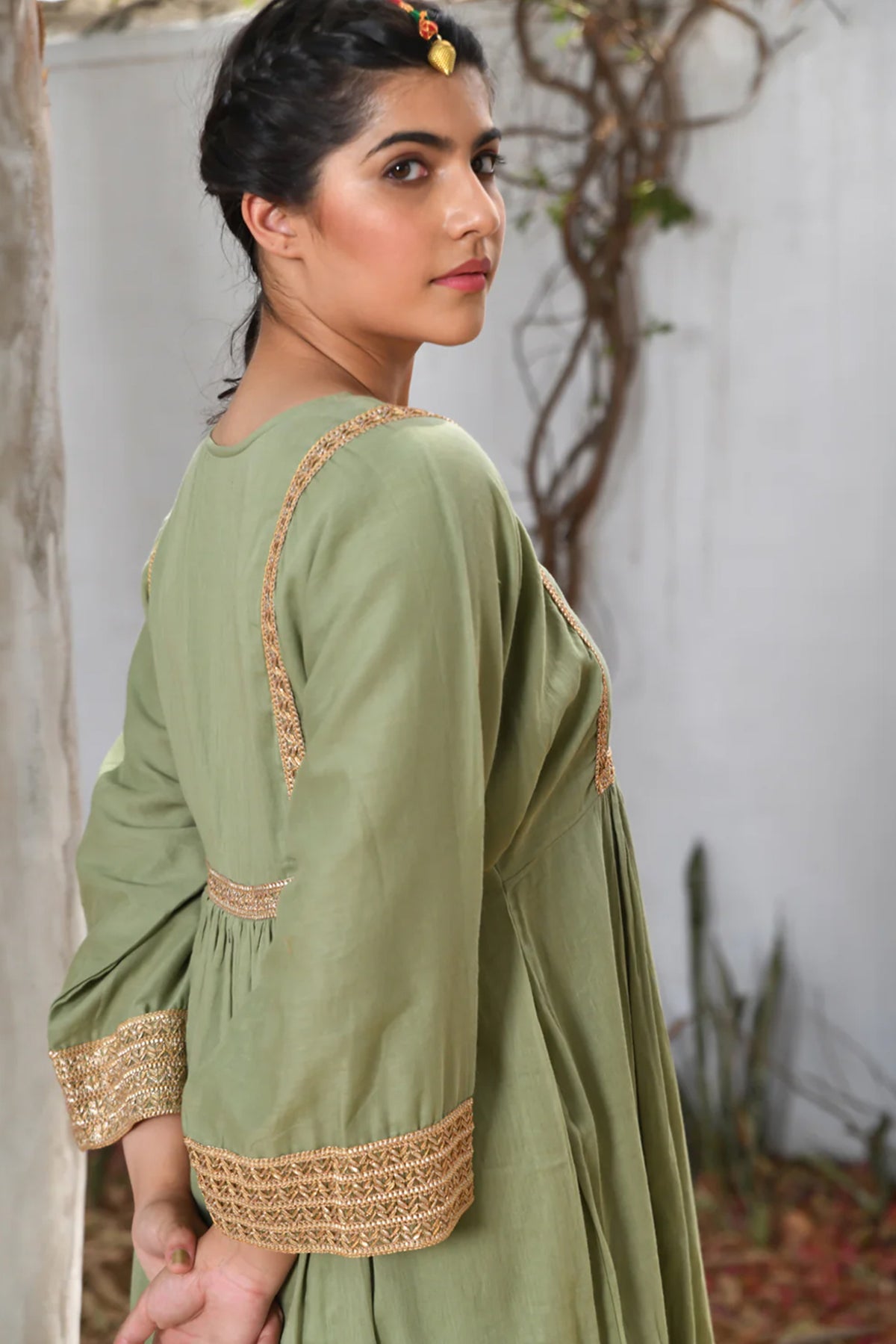 Green Haseena Kurta Set