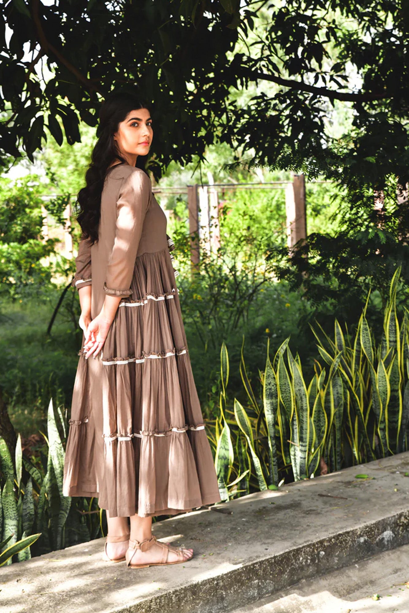 Choco Delight Summer Dress