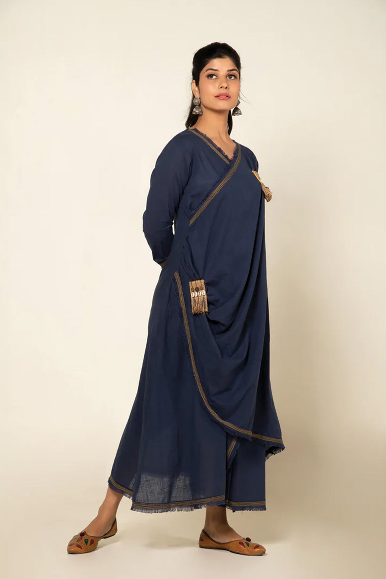 Blue Sufi Aza Boho Dress