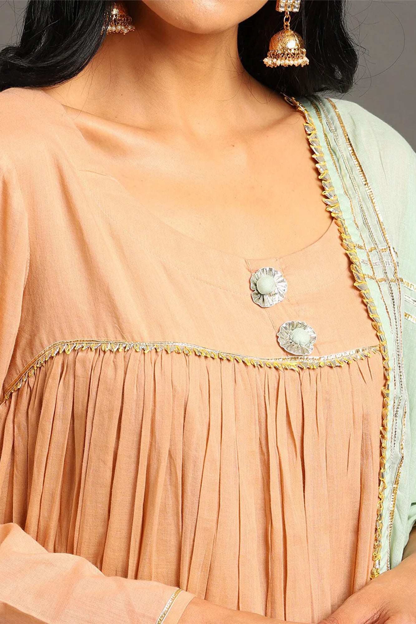 Peach Suhani Kurta Set