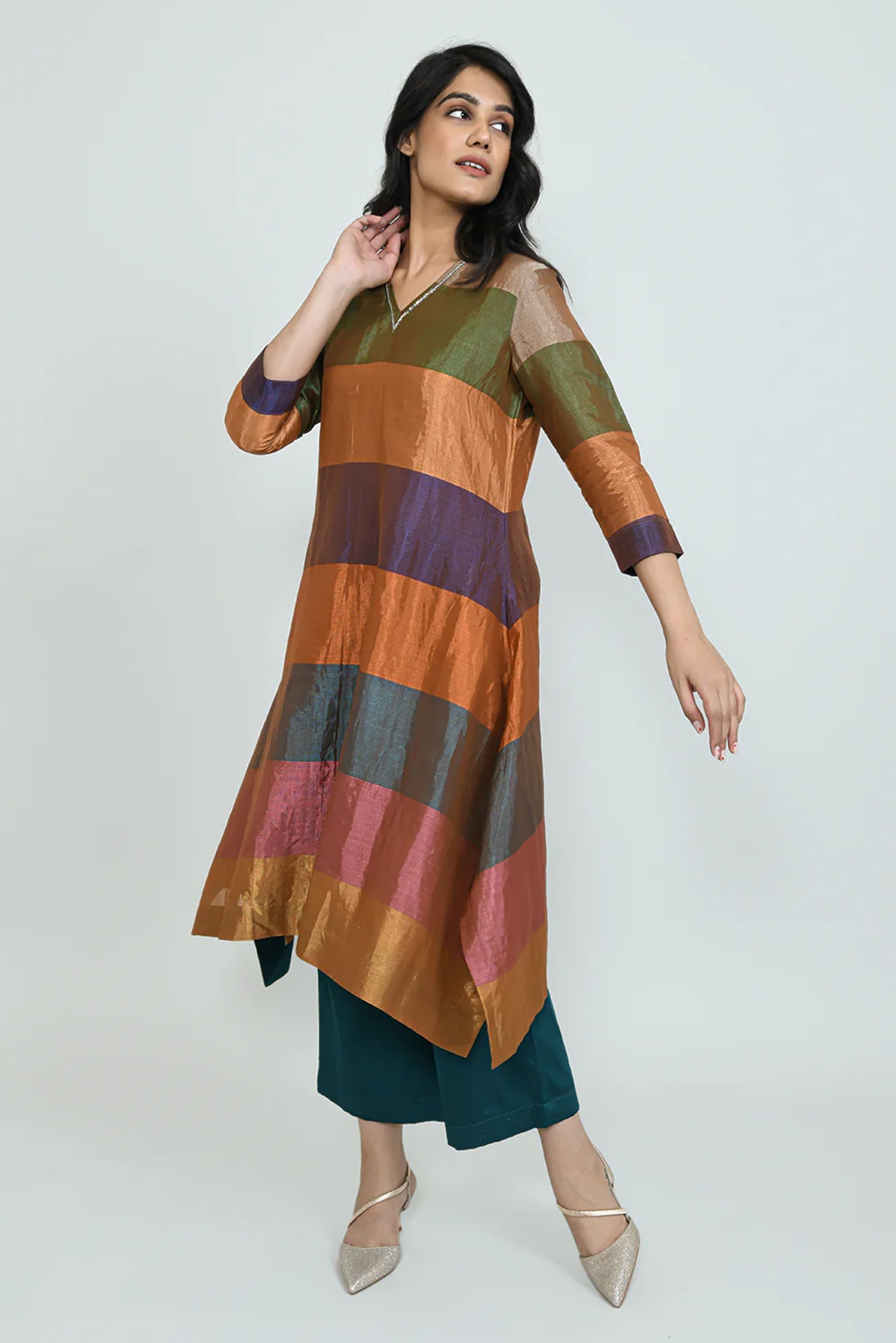 Eighth Wonder Tissue Kurta Set