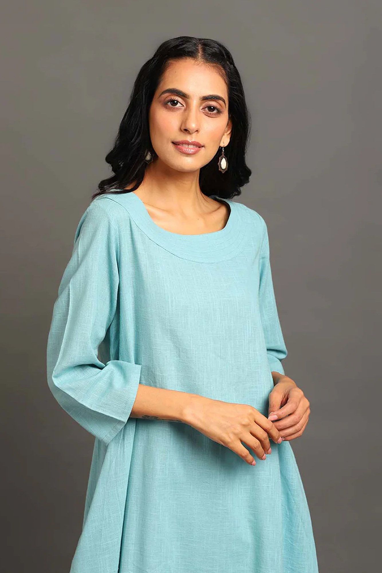 Turq Cool Boho Dress