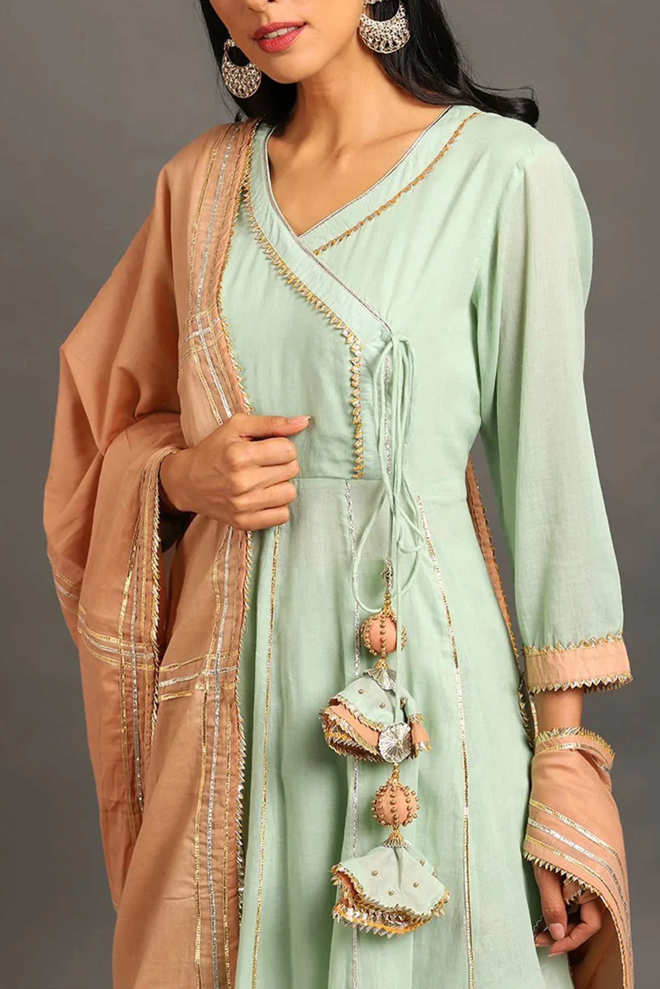 Mint Mastani Anarkali Set