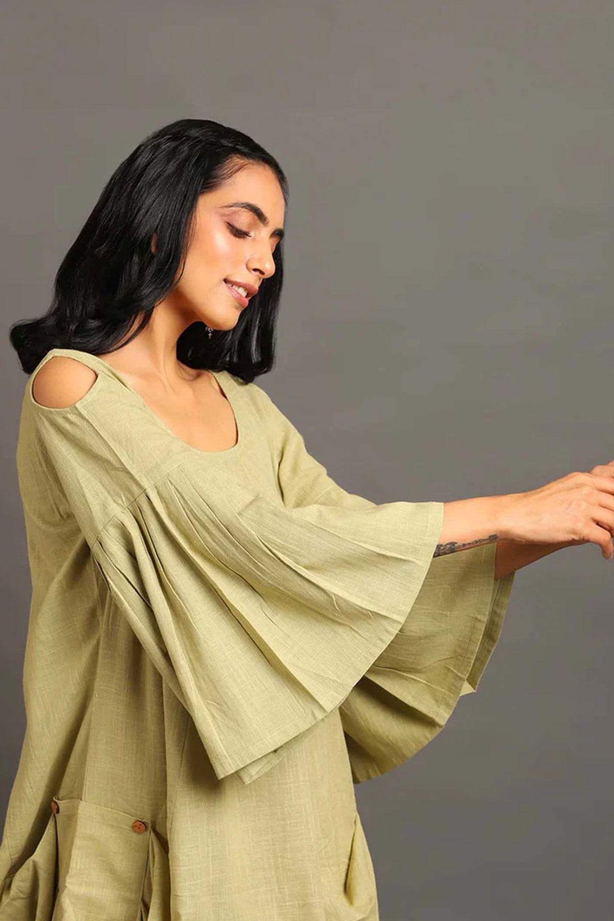 Cold Shoulder Spring Dress