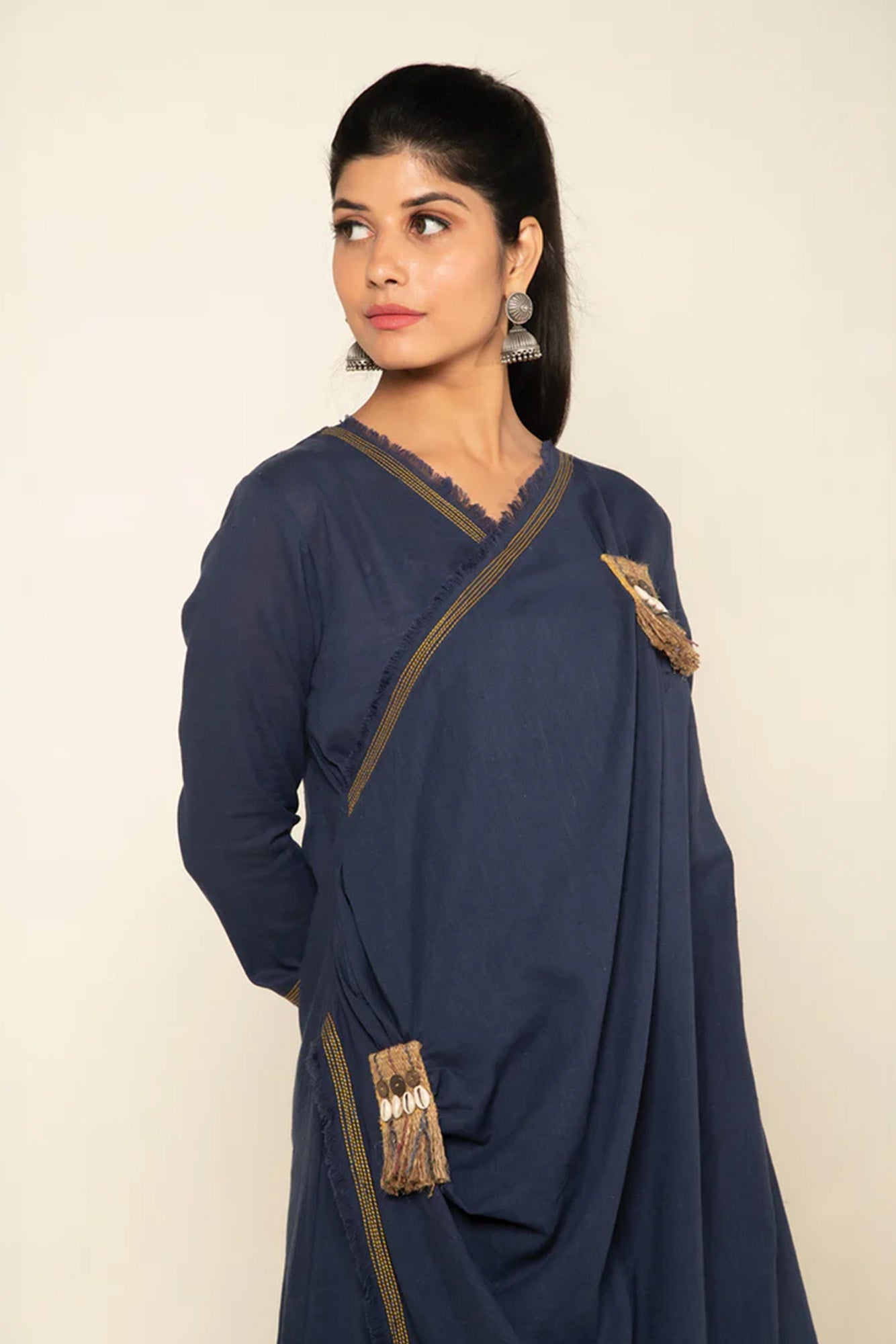 Blue Sufi Aza Boho Dress