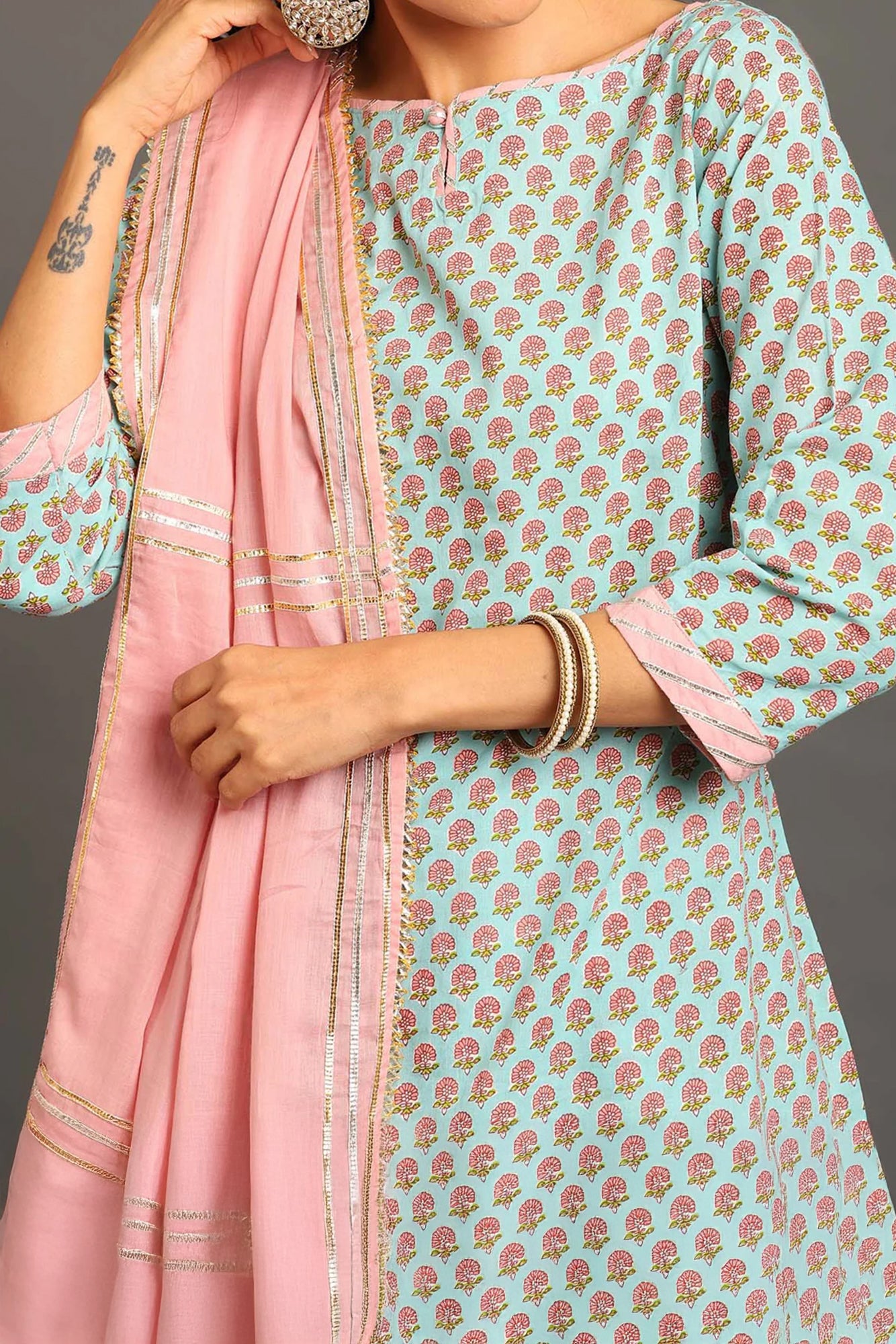 Diya Kurta Sharara Set