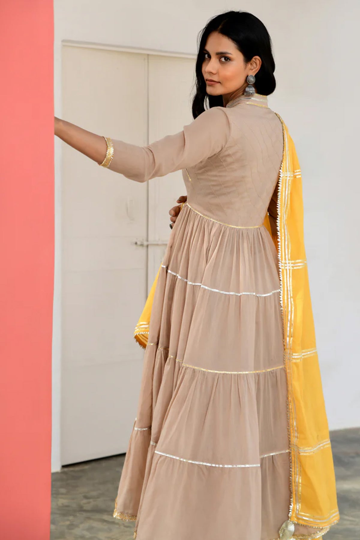 Coffee Fizaa Kurta Set