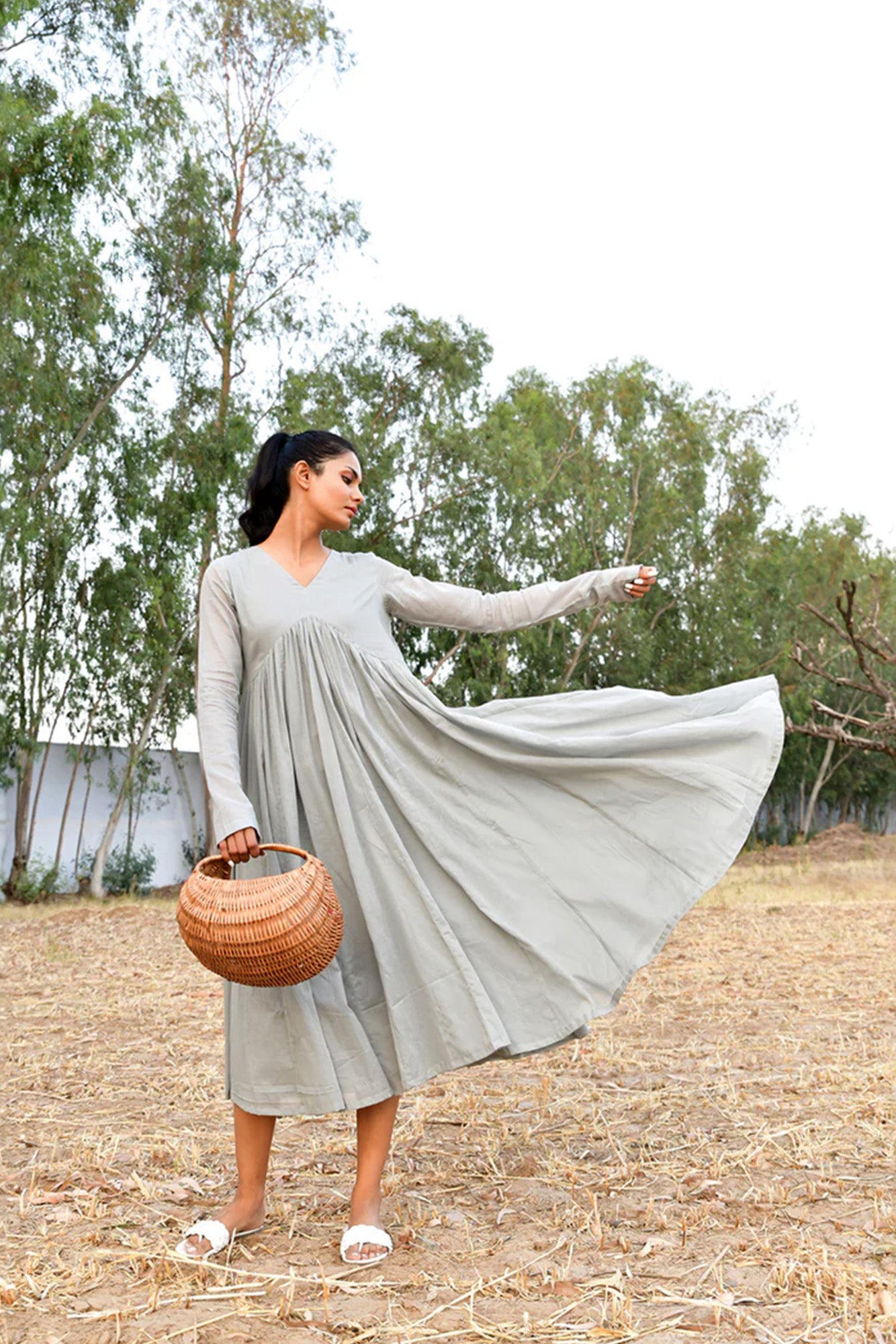 Cloudy Days Summer Dress