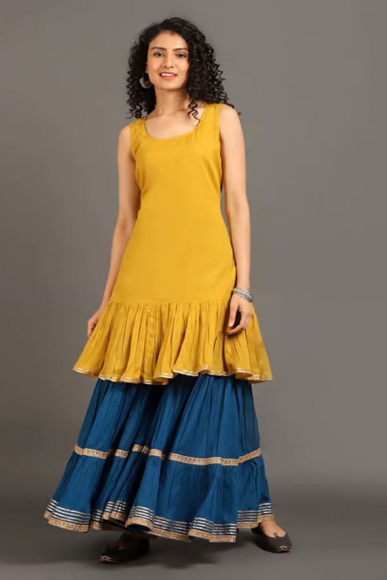 Casa Nargis Sharara Set