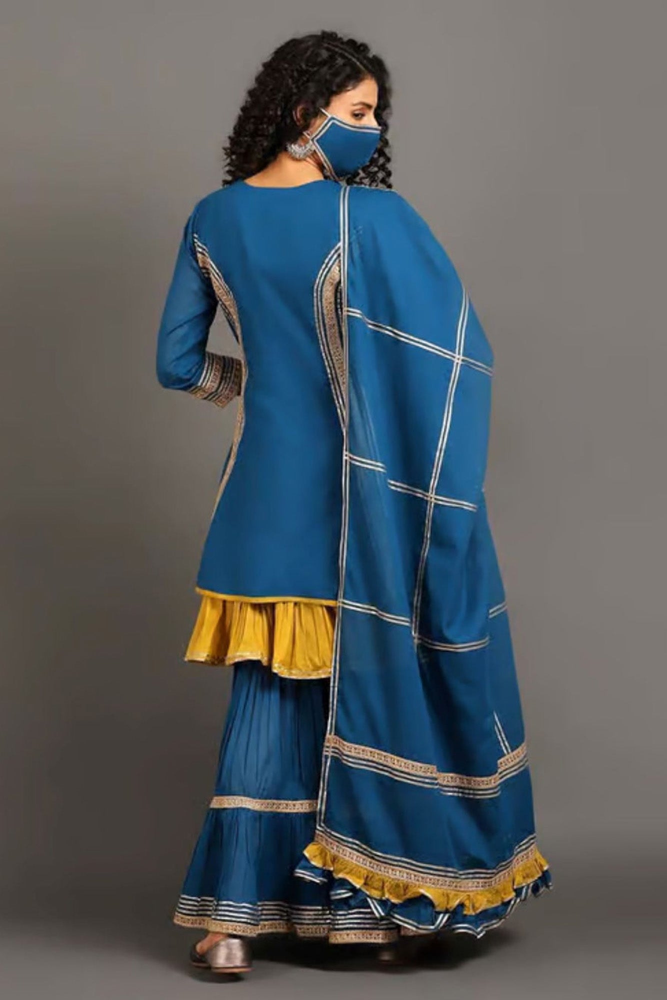 Casa Nargis Sharara Set