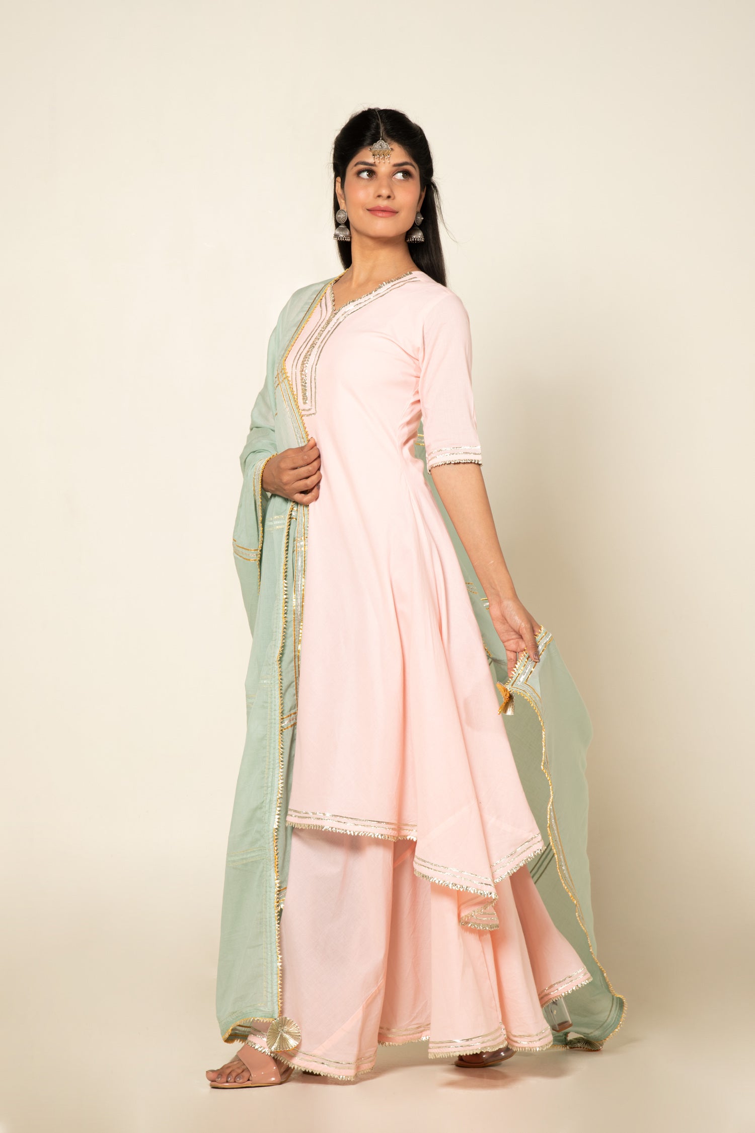 Pink Mint Zara Double Layered Dress