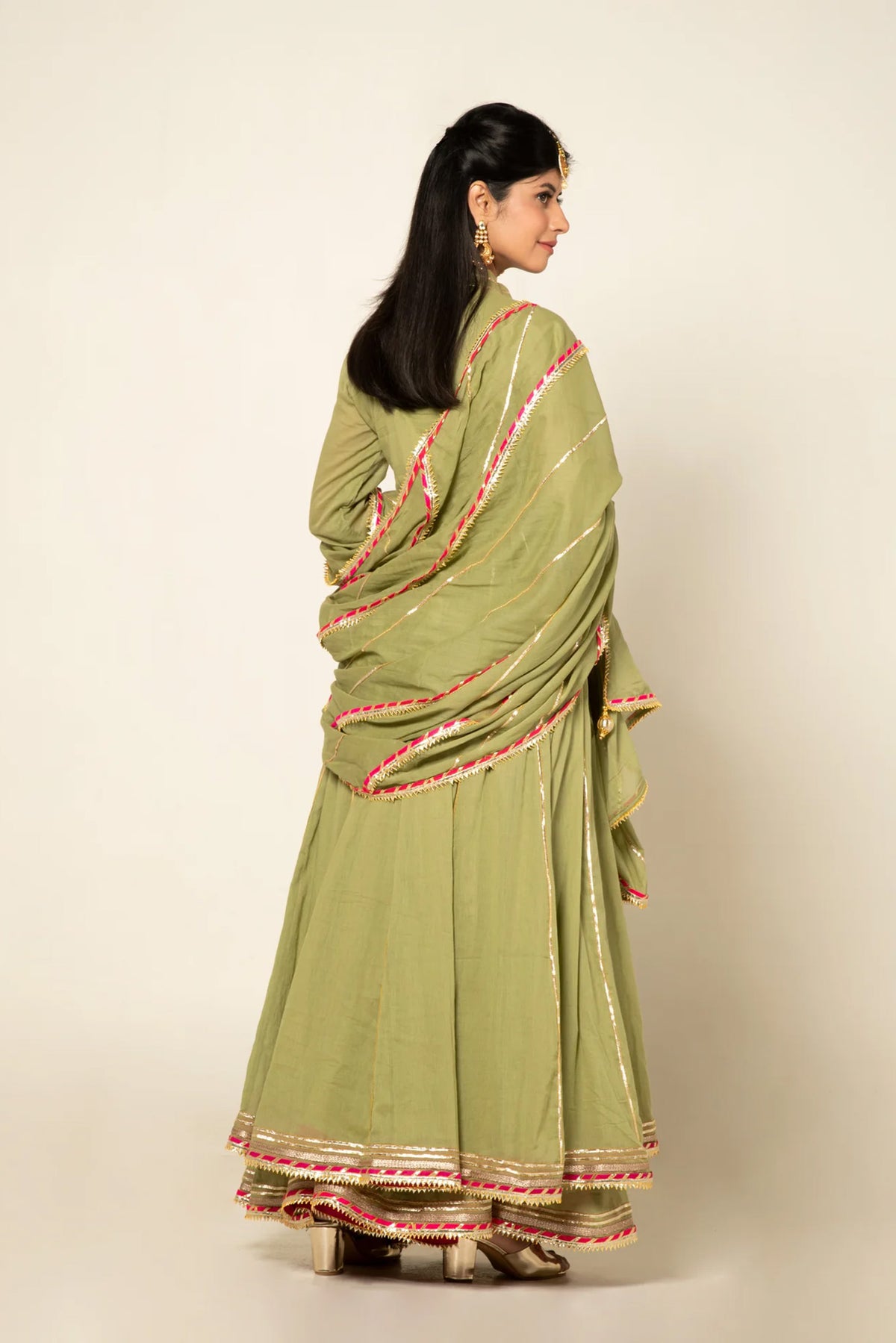 Gauri Anarkali Sharara Set