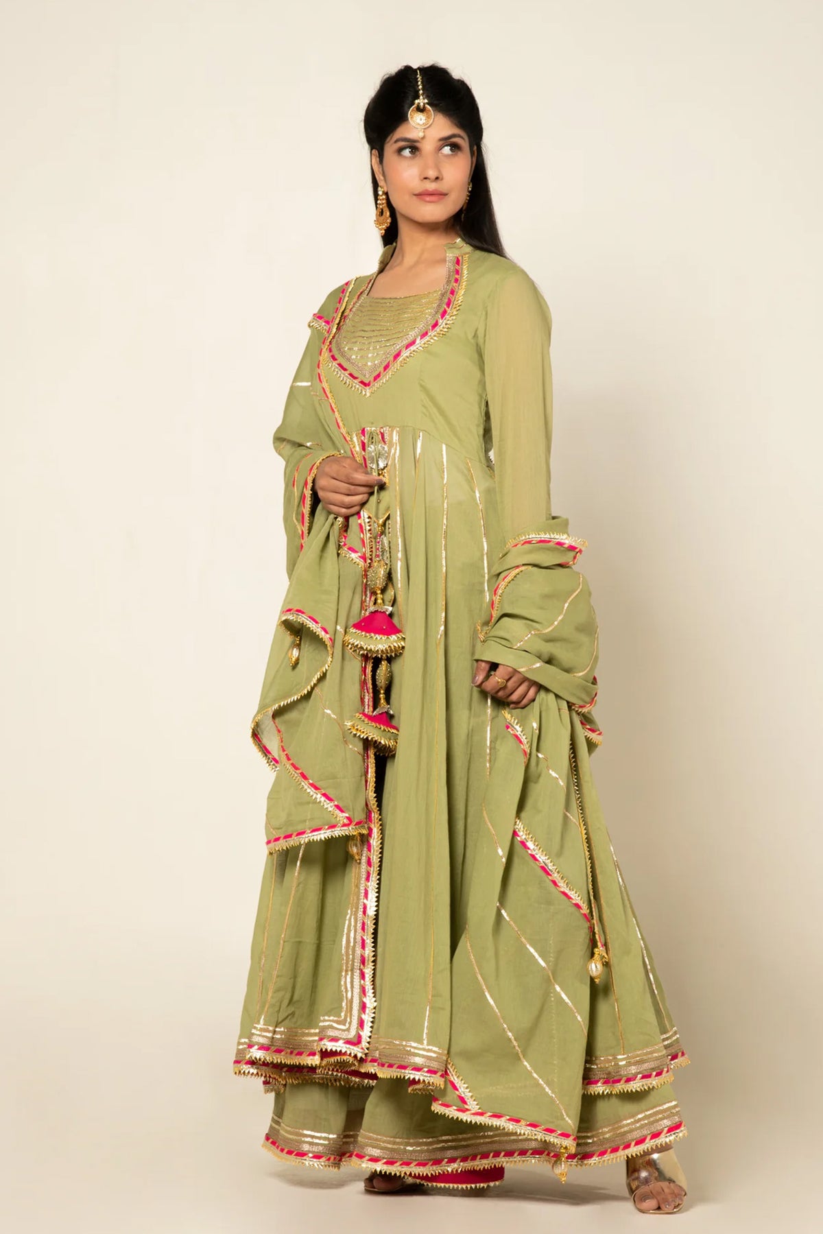 Gauri Anarkali Sharara Set