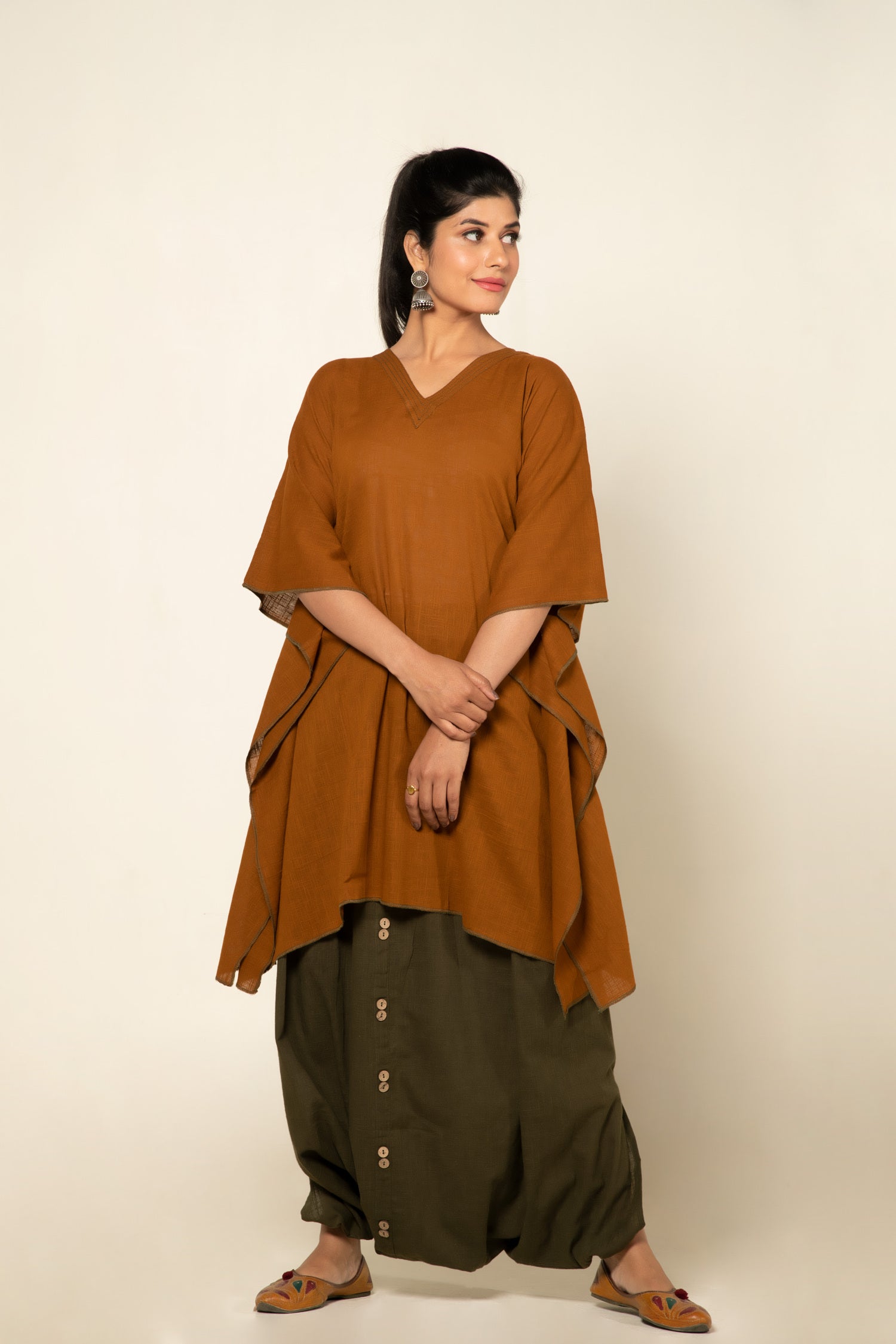 Mustard Sufi Sage Co-ord Set